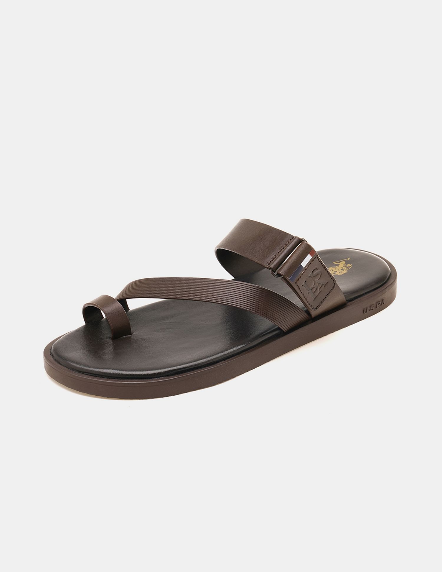 U.S. Polo Assn. Men Buckle Strap Javi Sandals