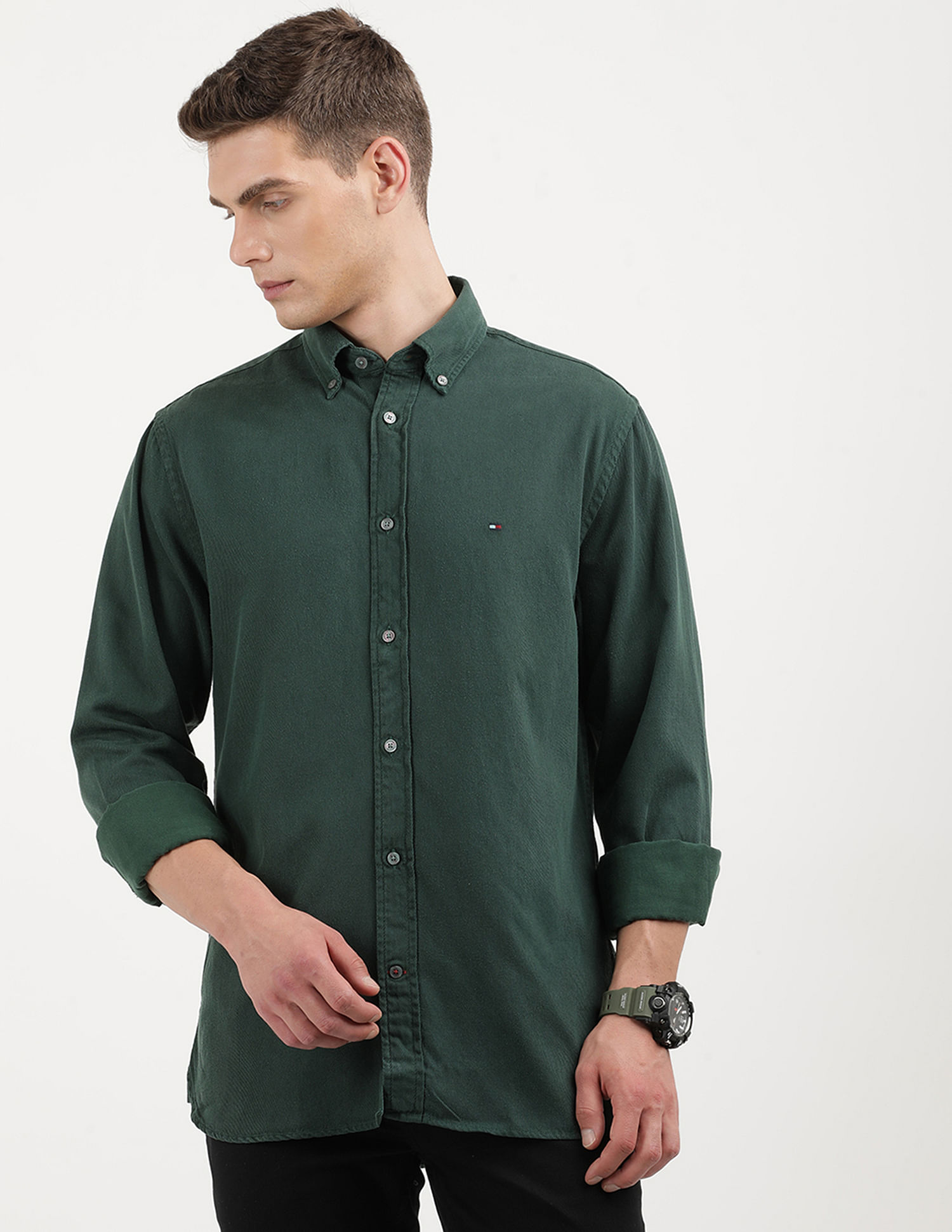 Tommy Hilfiger Cotton Tencel Twill Shirt