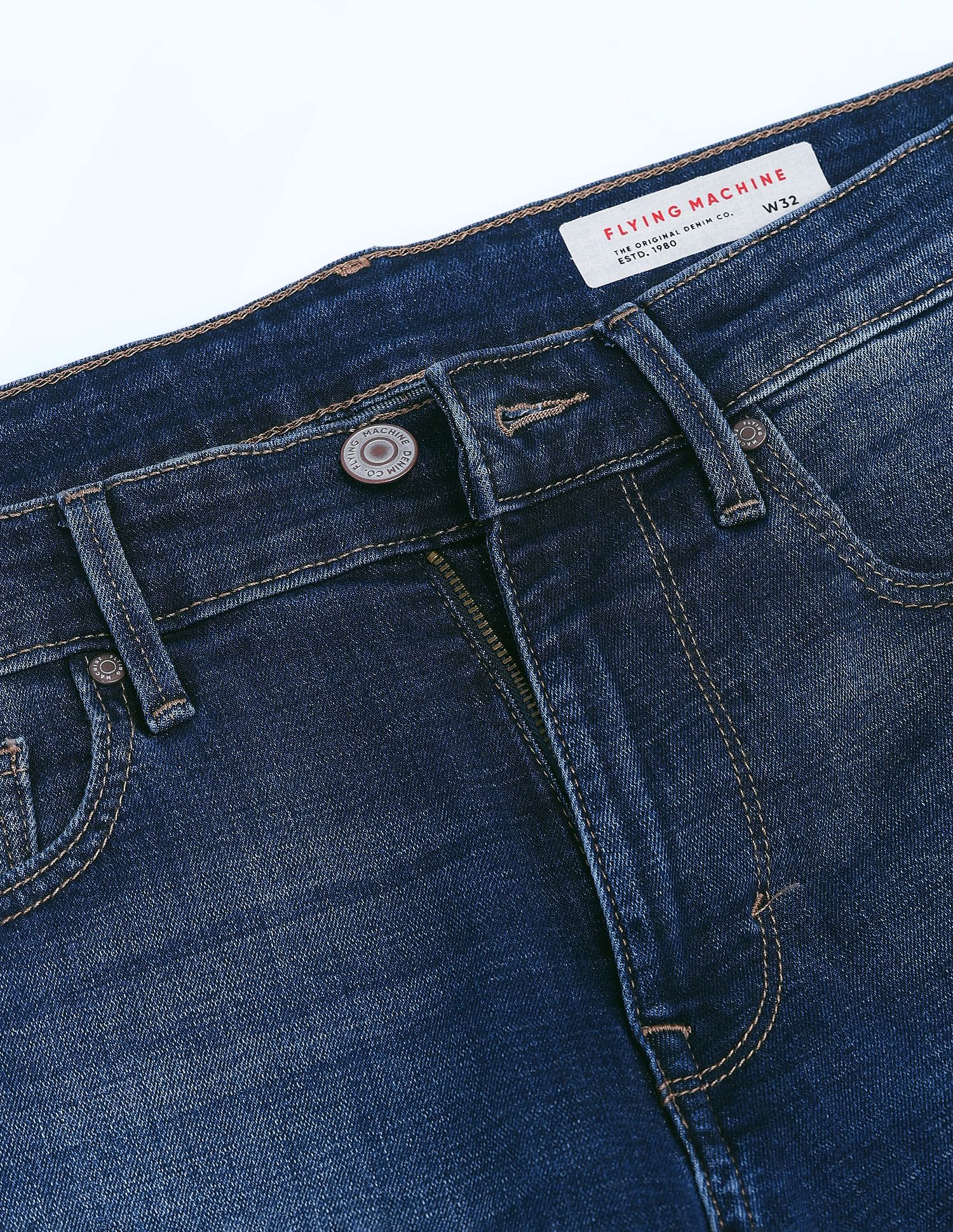 Flying Machine Freddie Slim Straight Fit Jeans