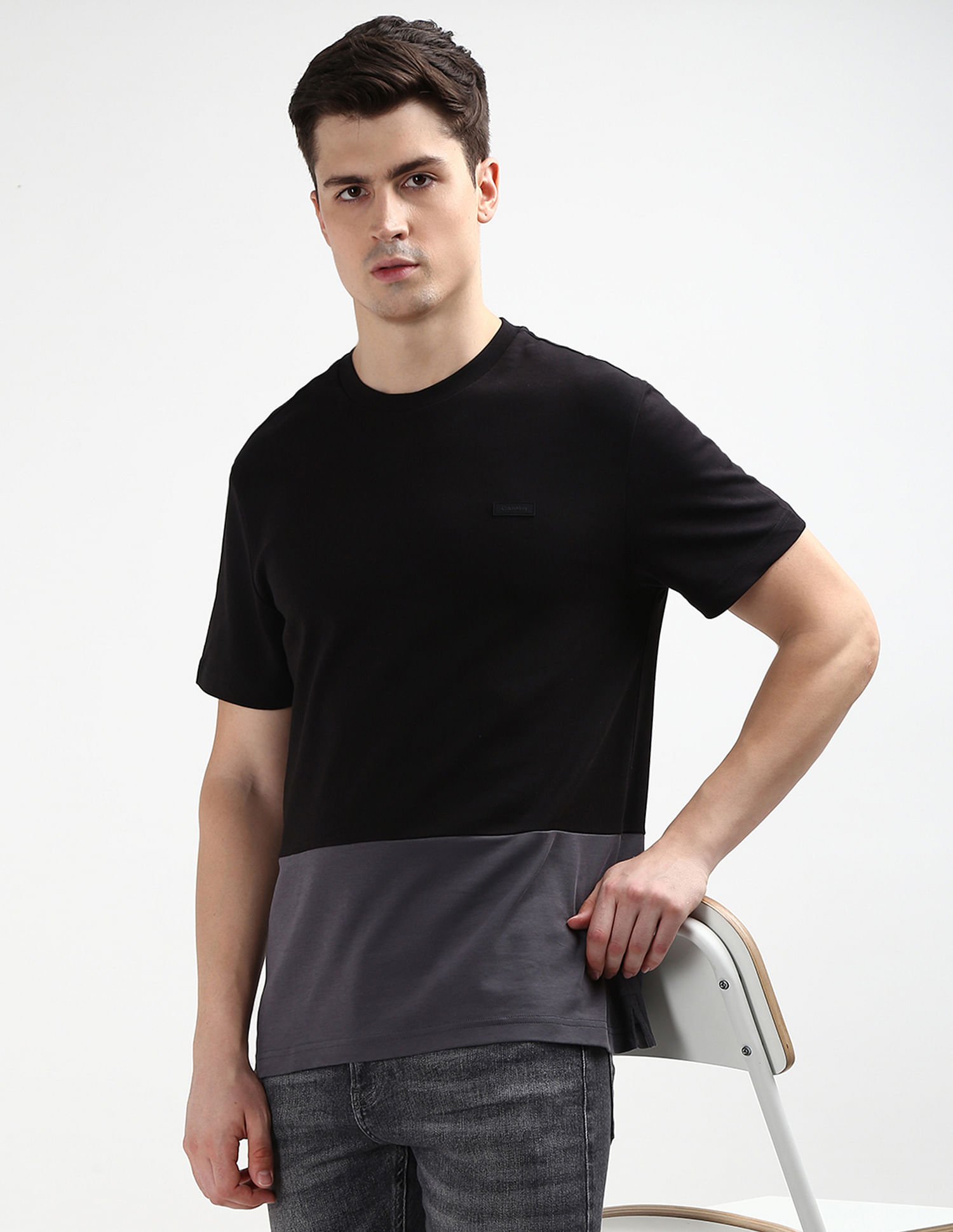 Calvin Klein Sustainable Colour Block T-Shirt