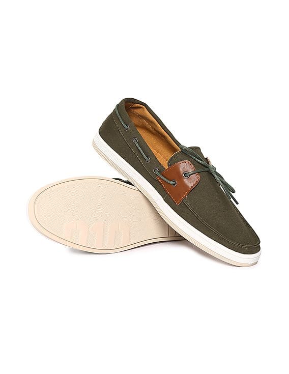 Buy Flying Machine Men Canvas Hoper Boat Shoes