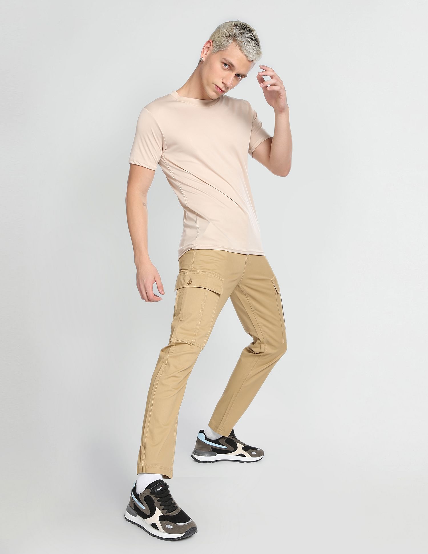 Flying Machine Solid Twill Trousers