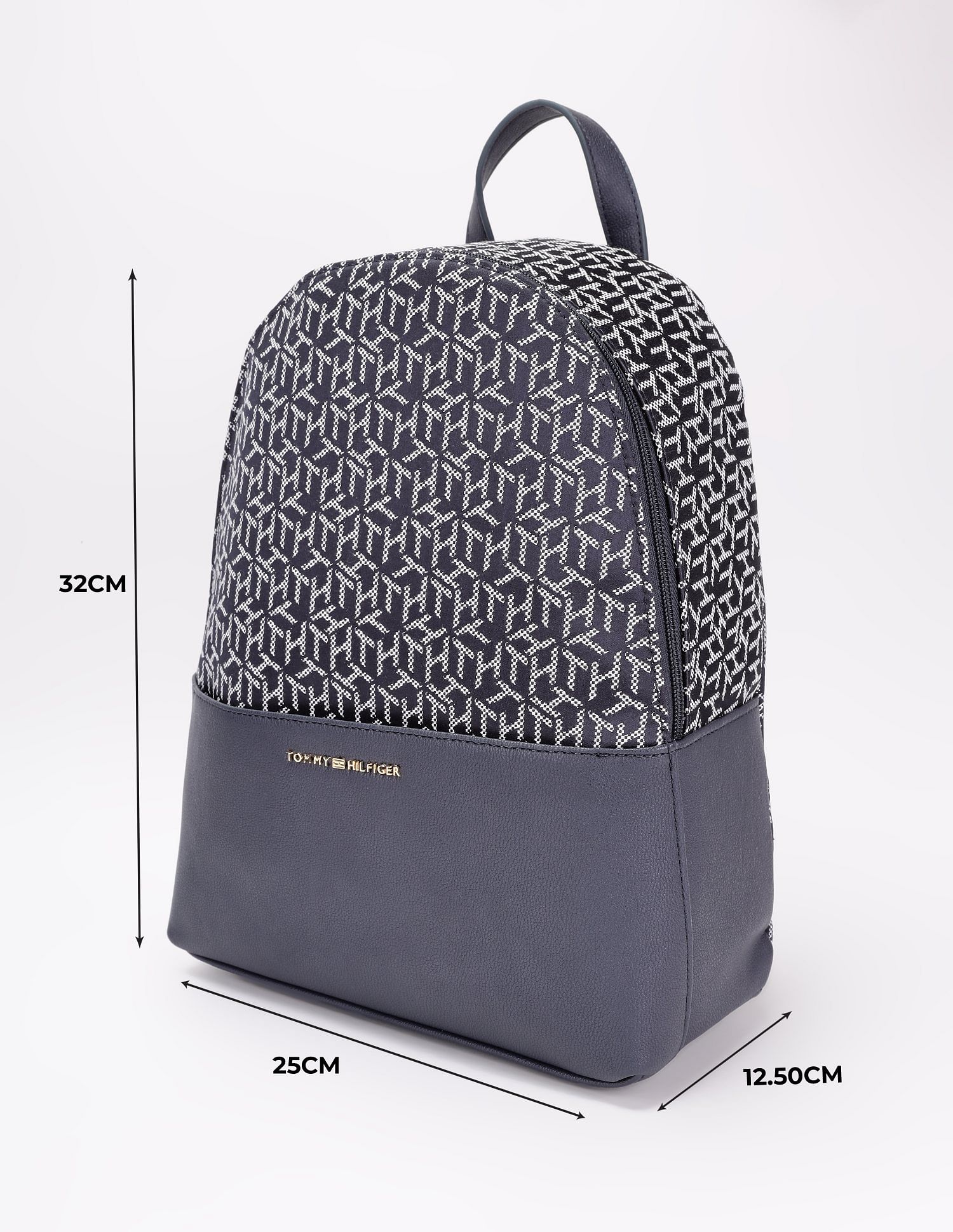 Tommy Hilfiger Logo Blue Polyester Backpack