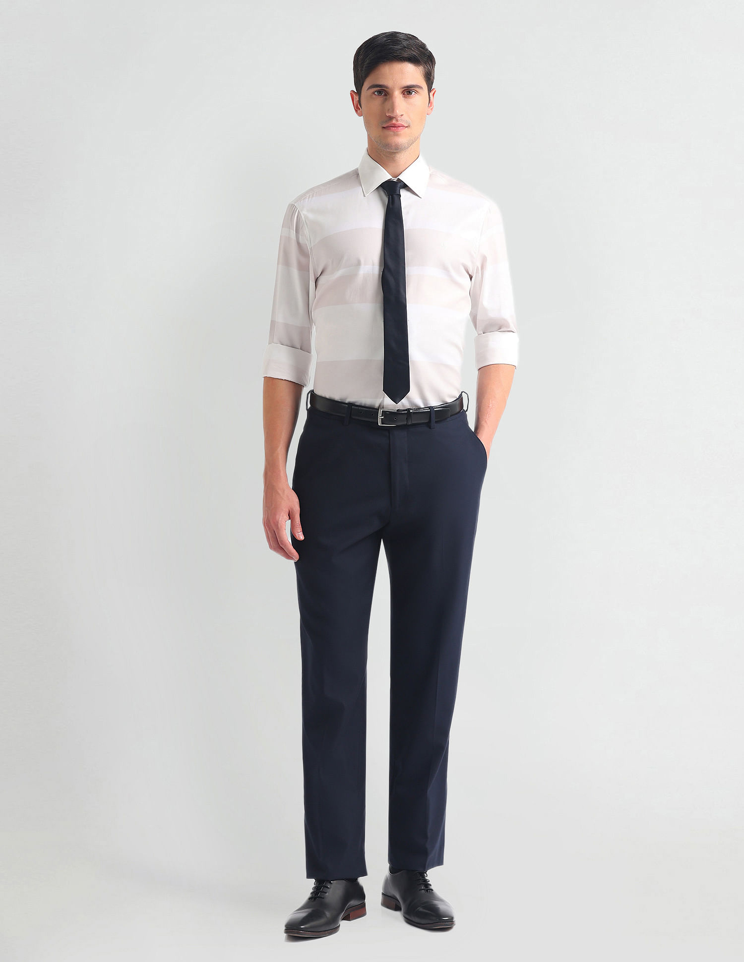 Arrow Pure Cotton Stripe 1851 Shirt