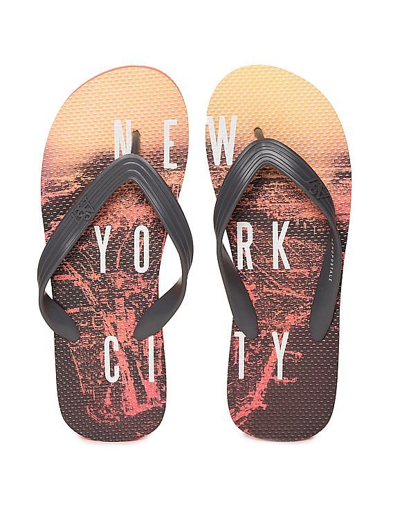Aeropostale V-Strap Printed Flip Flops
