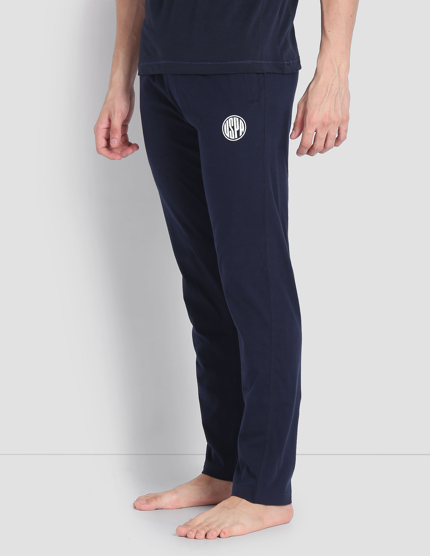 U.S. POLO ASSN. Loungewear : Buy U.S. POLO ASSN. Solid LR001 Lounge Track  Pants Black Online