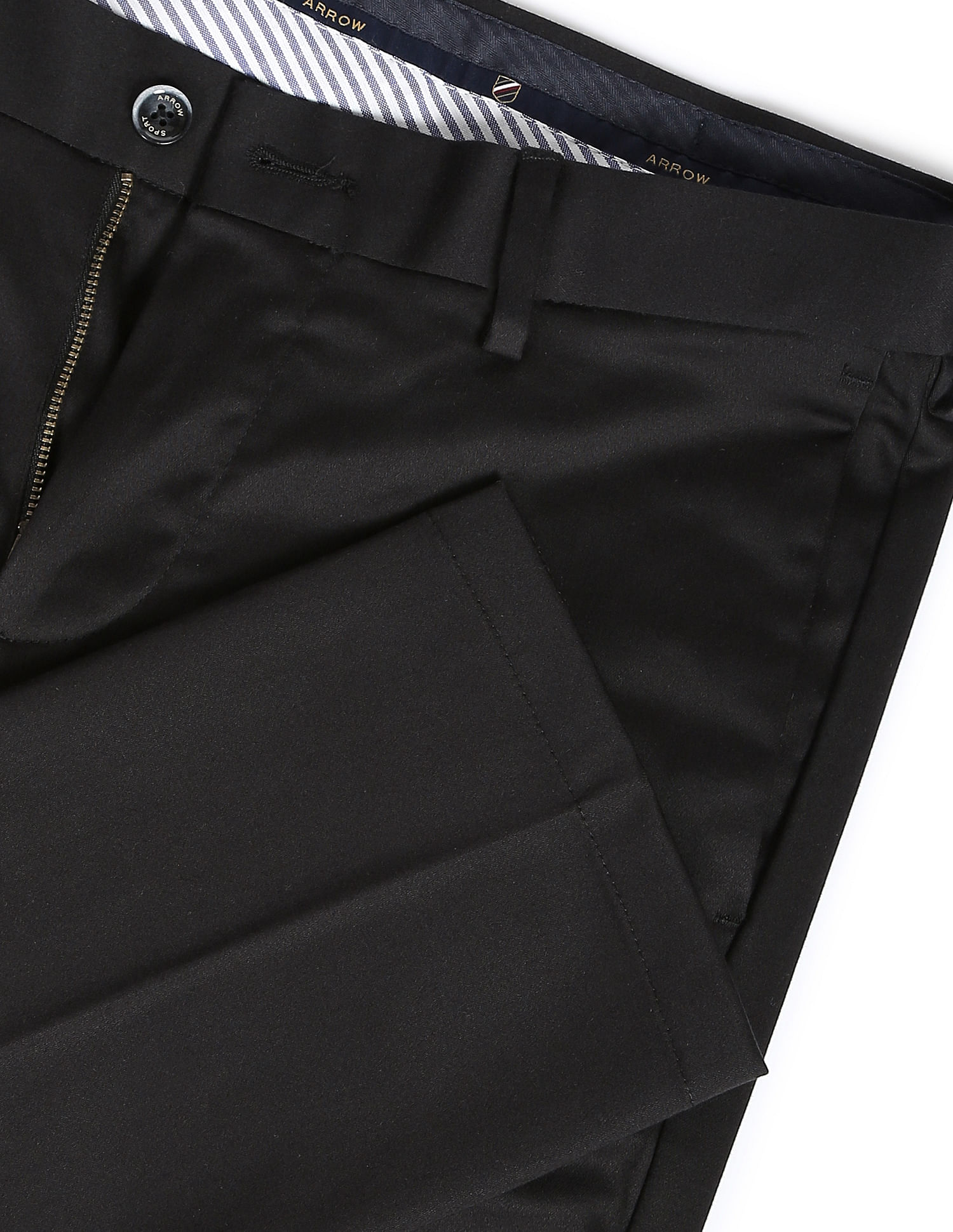 Buy Men Black Solid Super Slim Fit Casual Trousers Online  681637  Peter  England