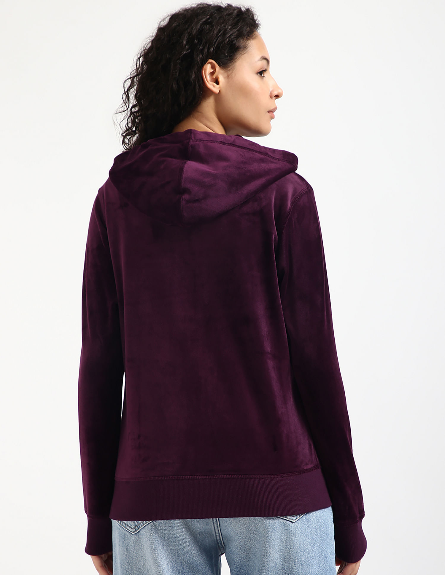 Calvin Klein Embossed Logo Patch Hood Sweatshirt