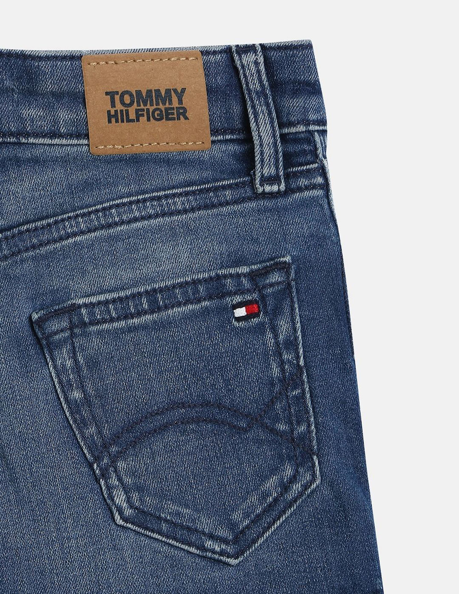 Tommy Hilfiger Kids Girls Solid Regular-Fit Cotton Shorts