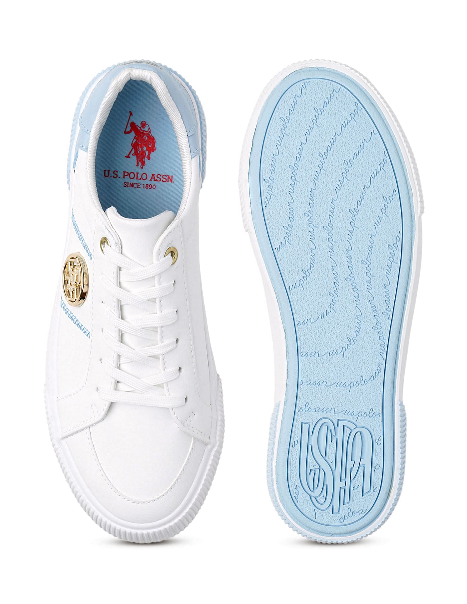 U.S. Polo Assn. Women Round Toe Logo Katy 2.0 Sneakers