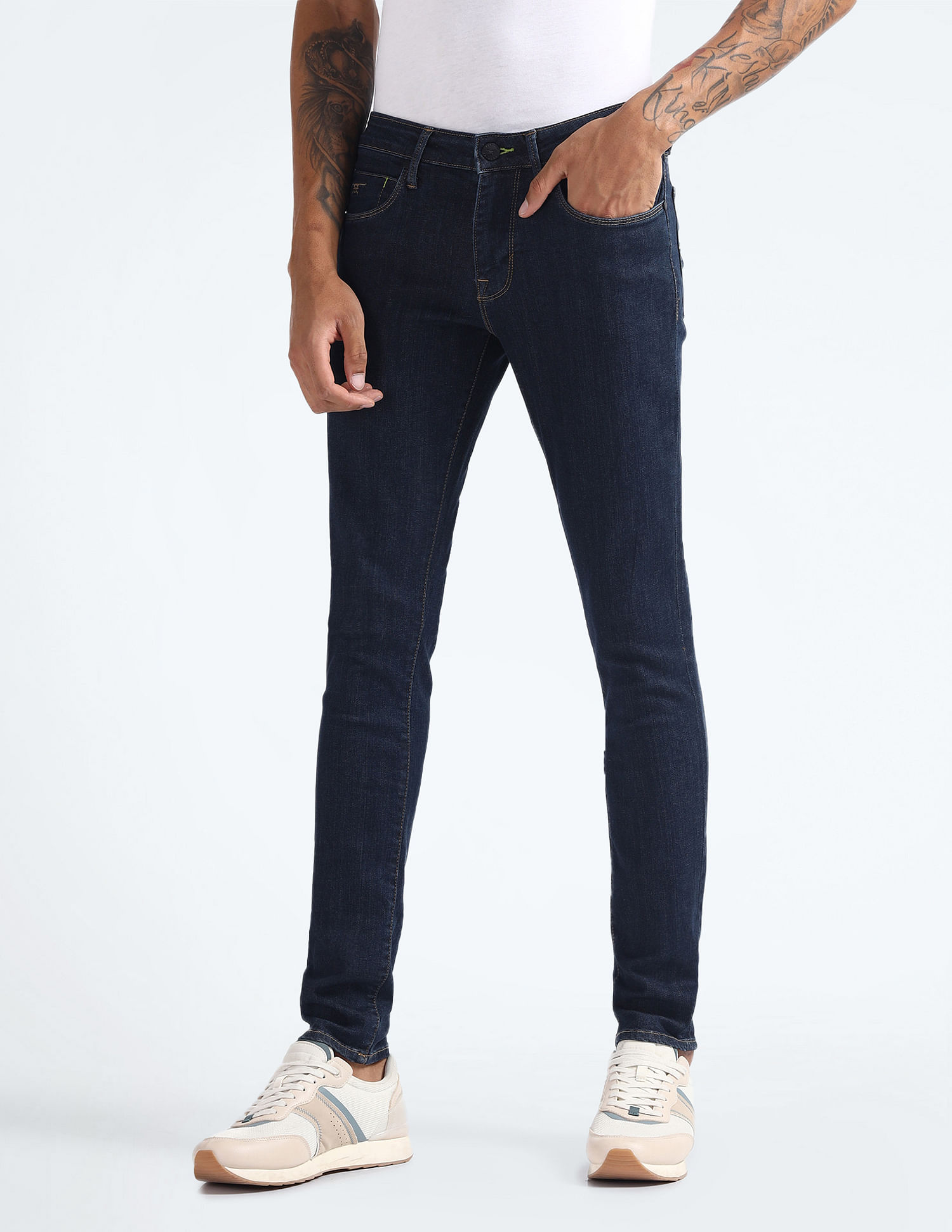 Flying Machine Jackson Skinny Fit Rinsed F-Lite Jeans