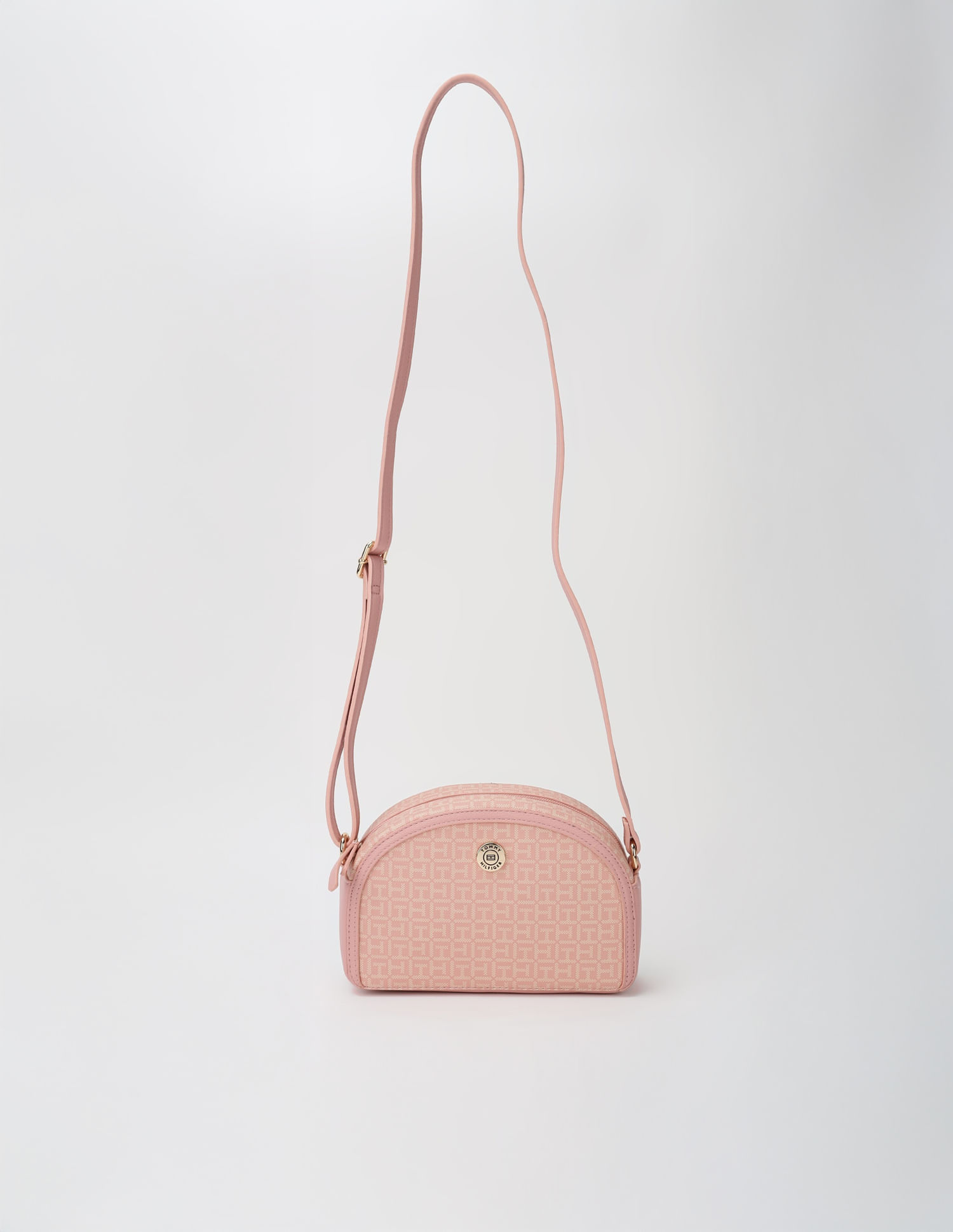 Tommy Hilfiger Logo Beige Pvc Sling Bag