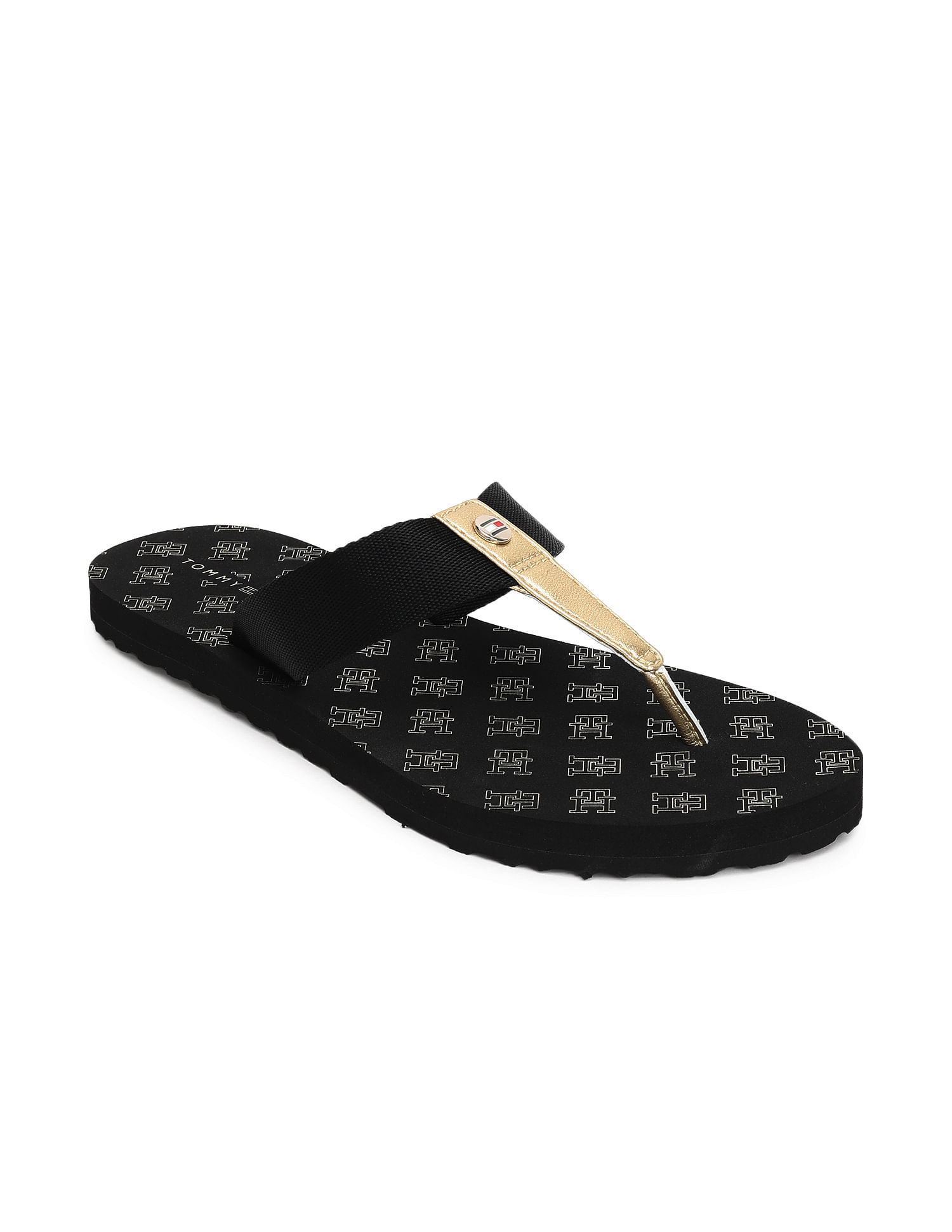 Tommy Hilfiger Elegant Bar Beach Flip Flops