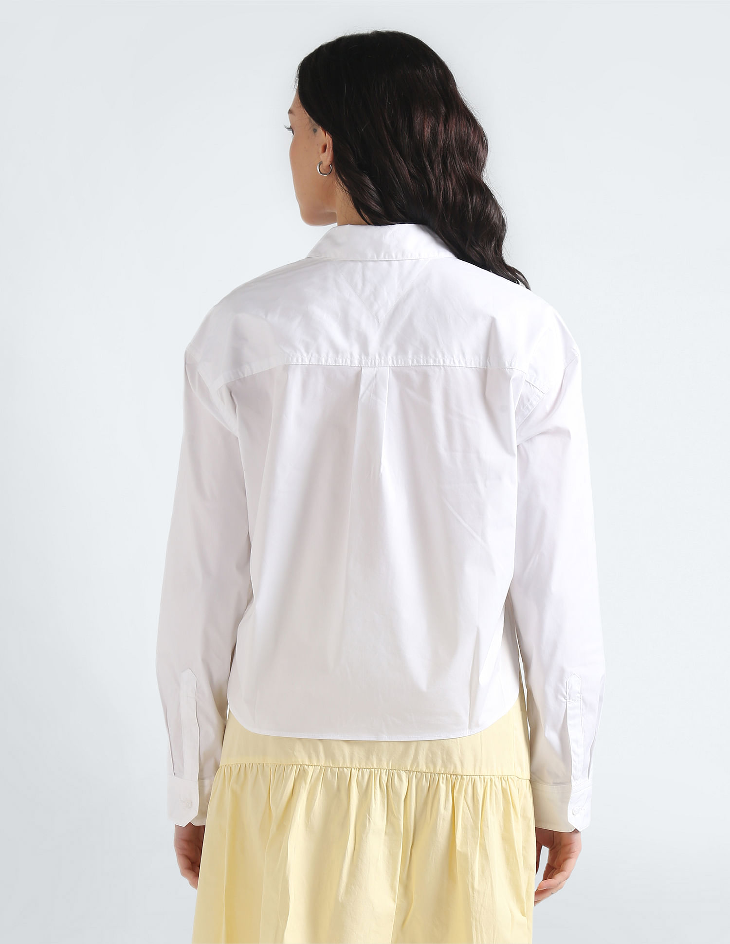 Tommy Hilfiger Organic Cotton Waist Tie Up Shirt