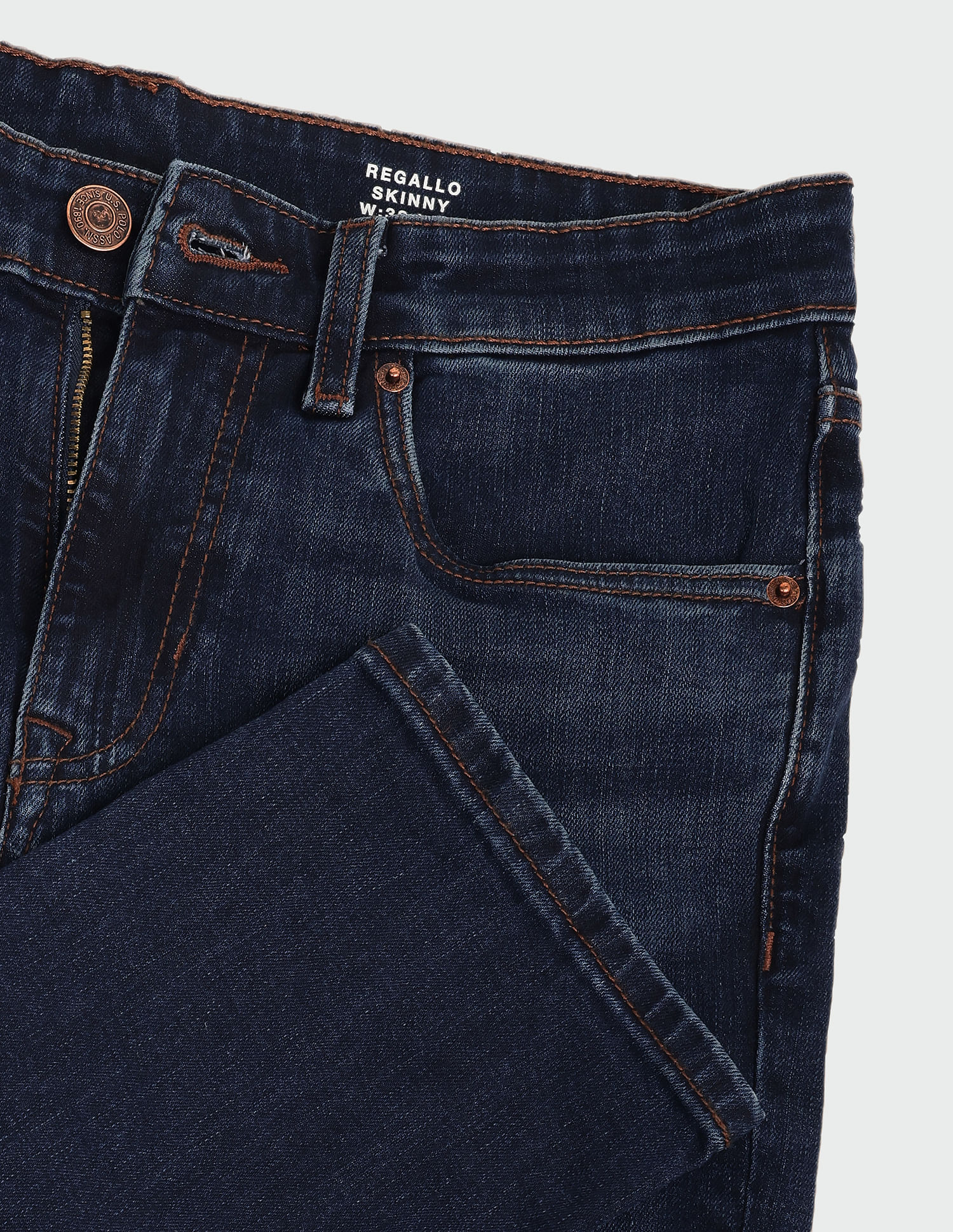 U.S. Polo Assn. Denim Co. Regallo Skinny Fit Blue Jeans