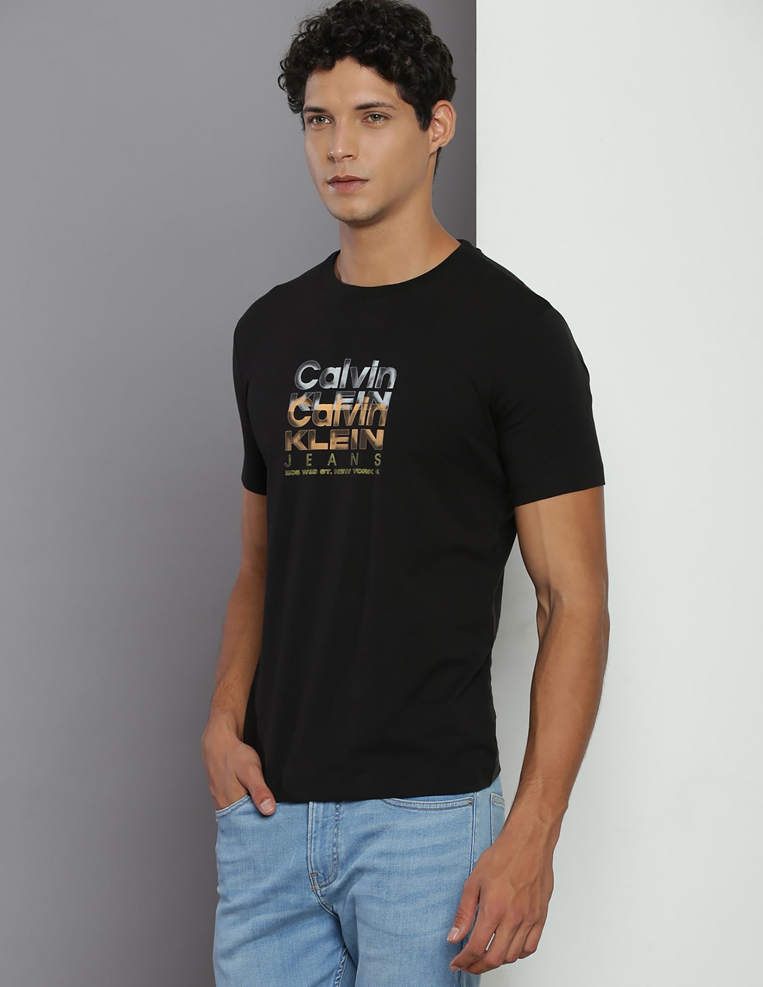 Calvin Klein Organic Cotton Repeat Logo T-Shirt