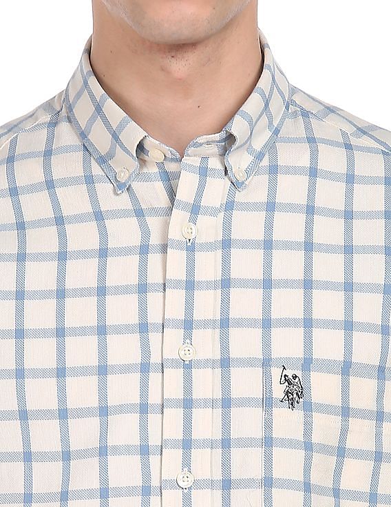 U.S. Polo Assn. Cotton Check Casual Shirt