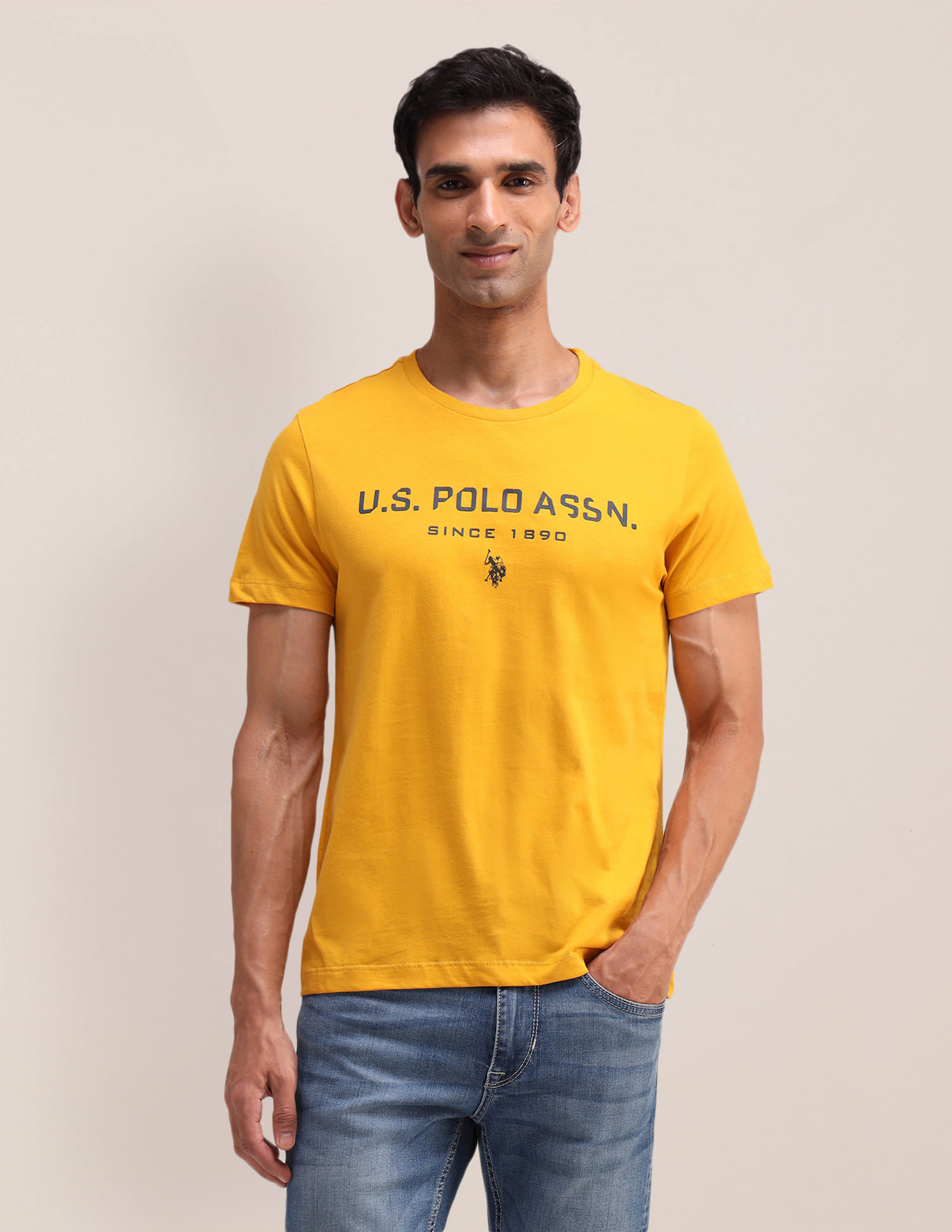 Buy Polo Brand Printed Slim Fit T-Shirt