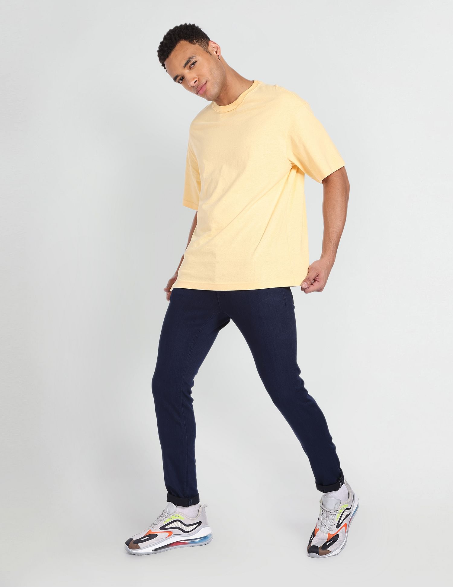 Flying Machine Super Skinny Fit Rinsed Jeans