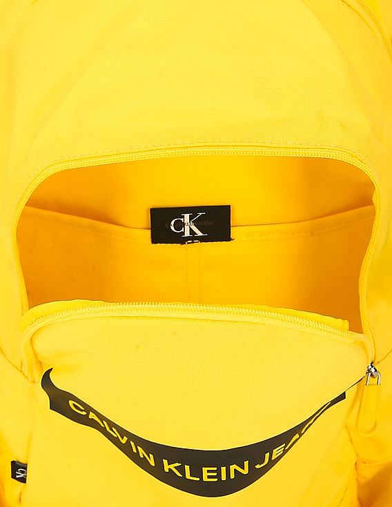 Calvin klein yellow backpack best sale