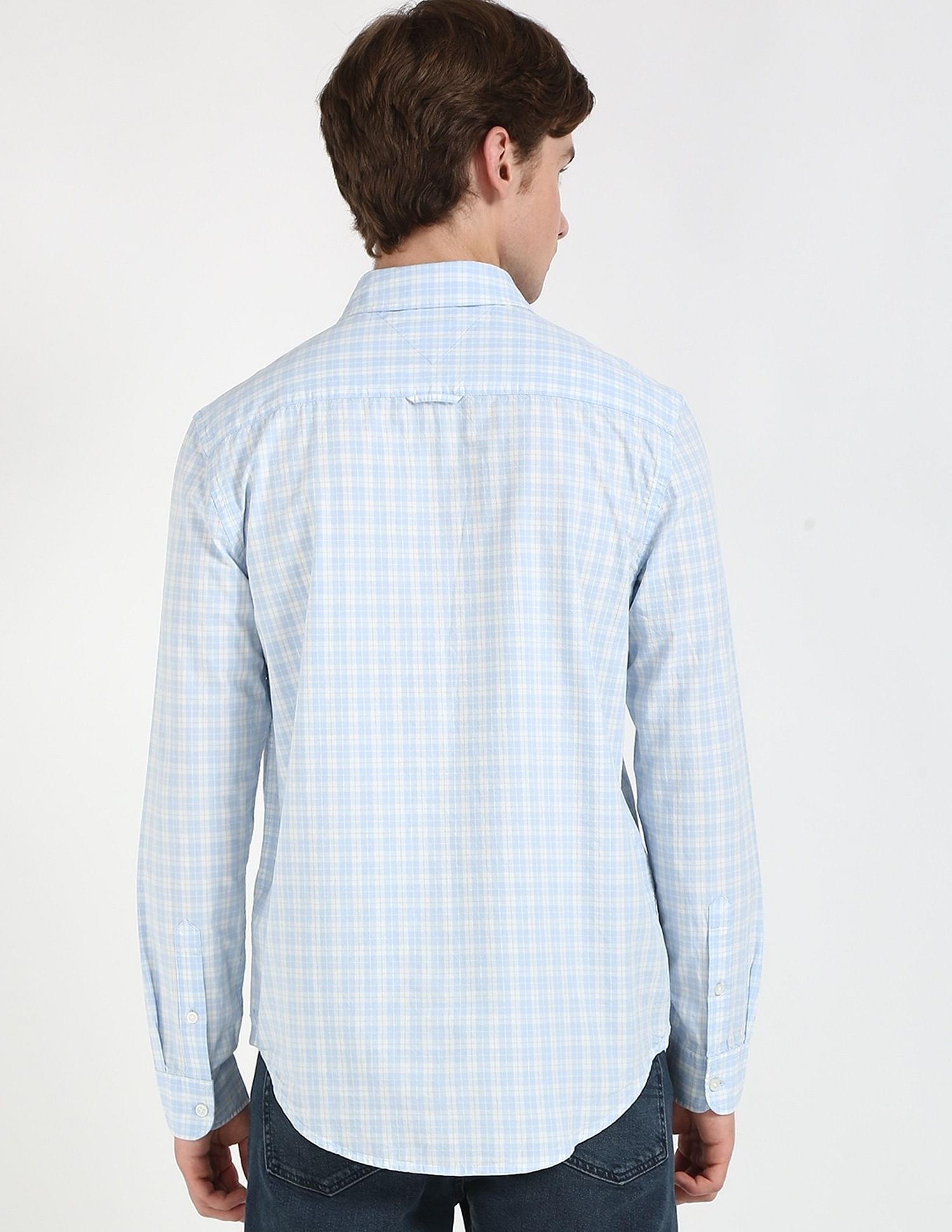Tommy Hilfiger Checks Regular-Fit Woven Shirt