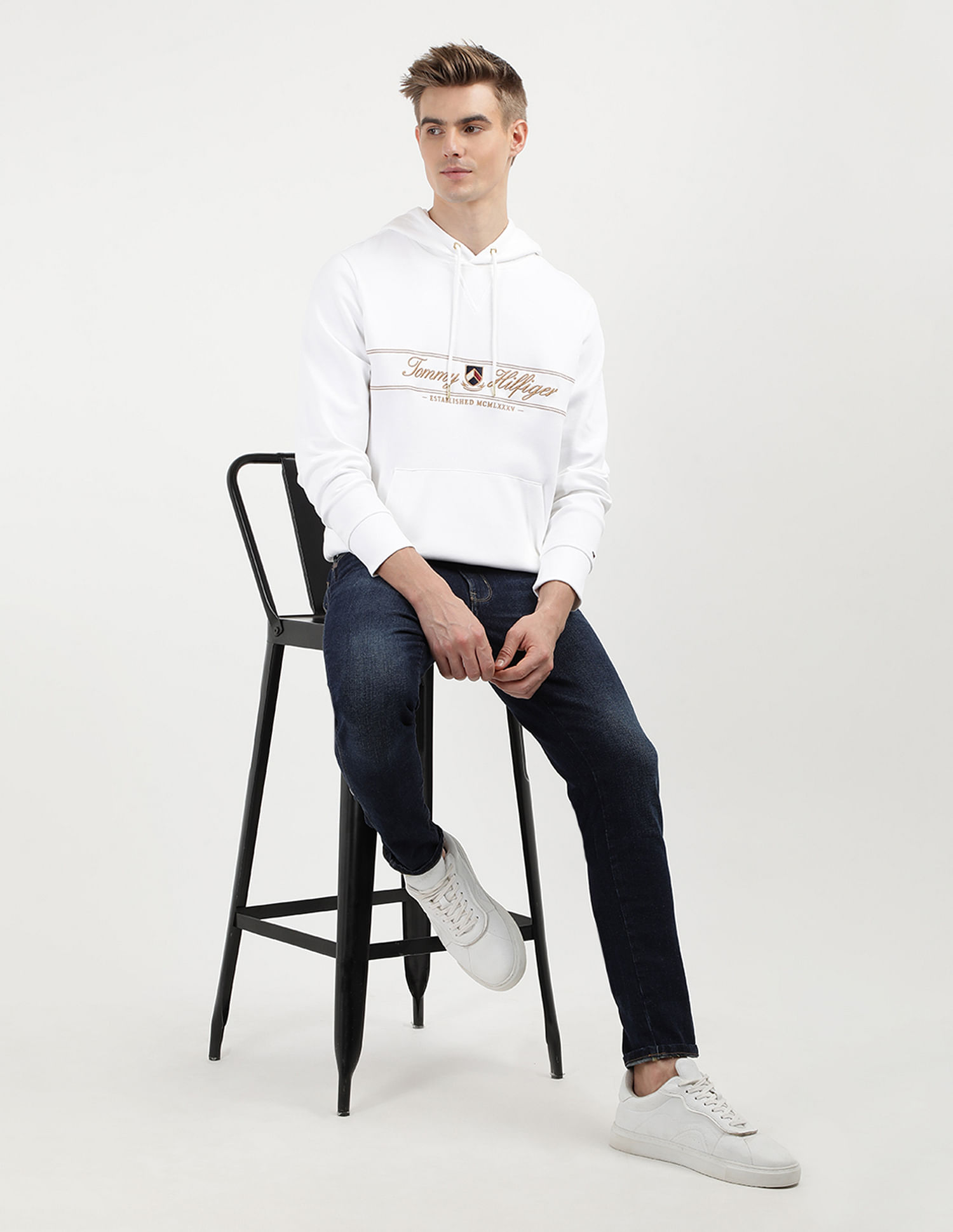 Tommy Hilfiger Brand Signature Hood Sweatshirt