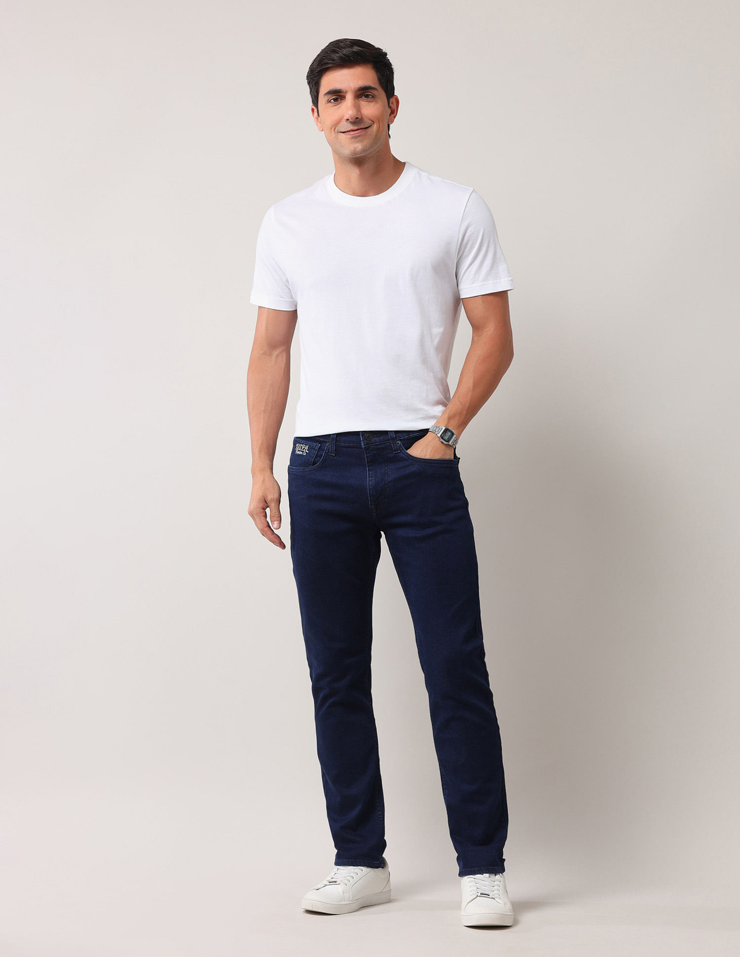 U.S. Polo Assn. Denim Co. Slim Tapered Blue Jeans