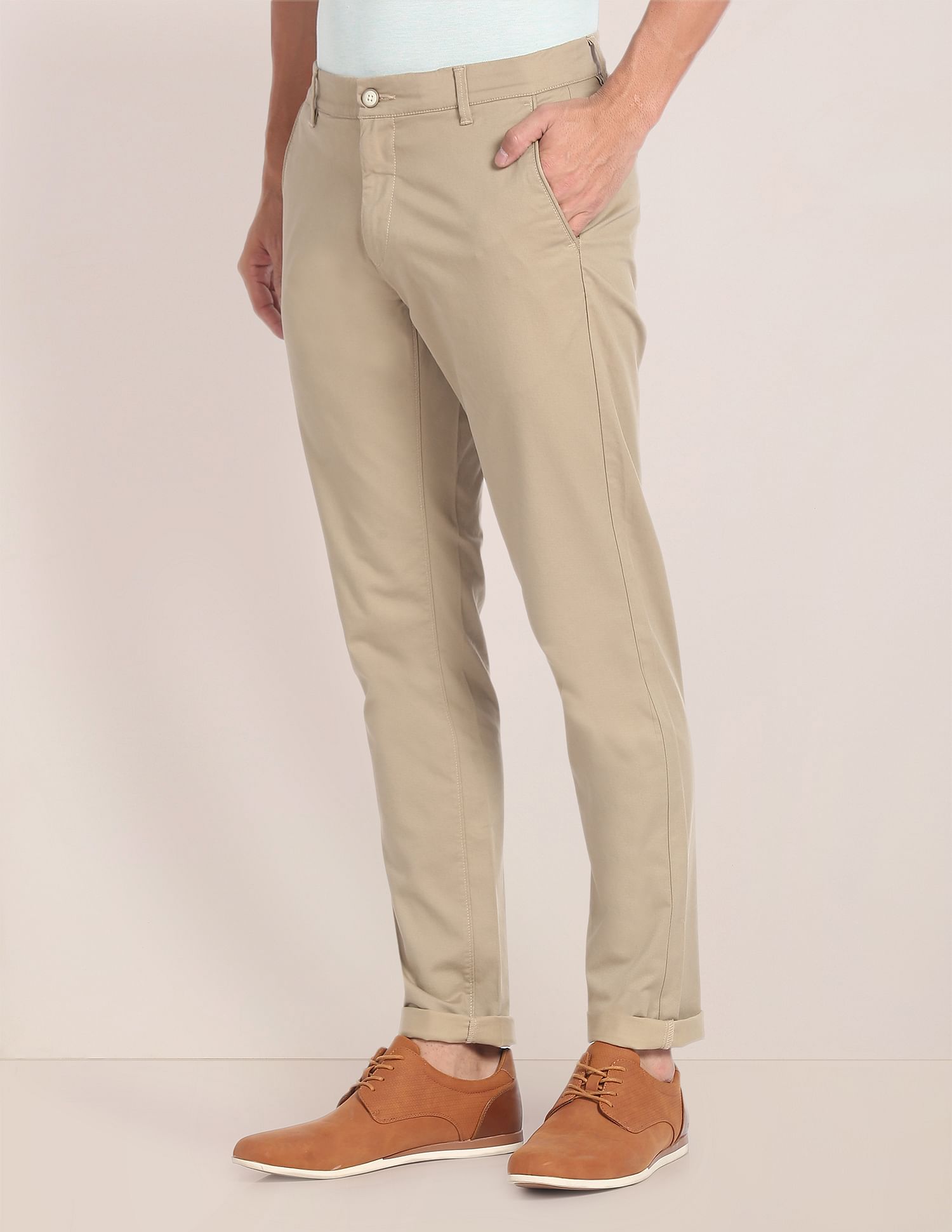 U.S. Polo Assn. Mid Rise Geometric Print Trousers