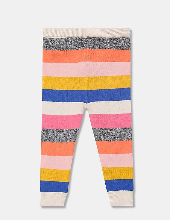 Buy GAP Baby Multi Colour Crazy Stripe Leggings NNNOW