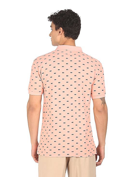 U.S. Polo Assn. All Over Print Cotton Polo Shirt