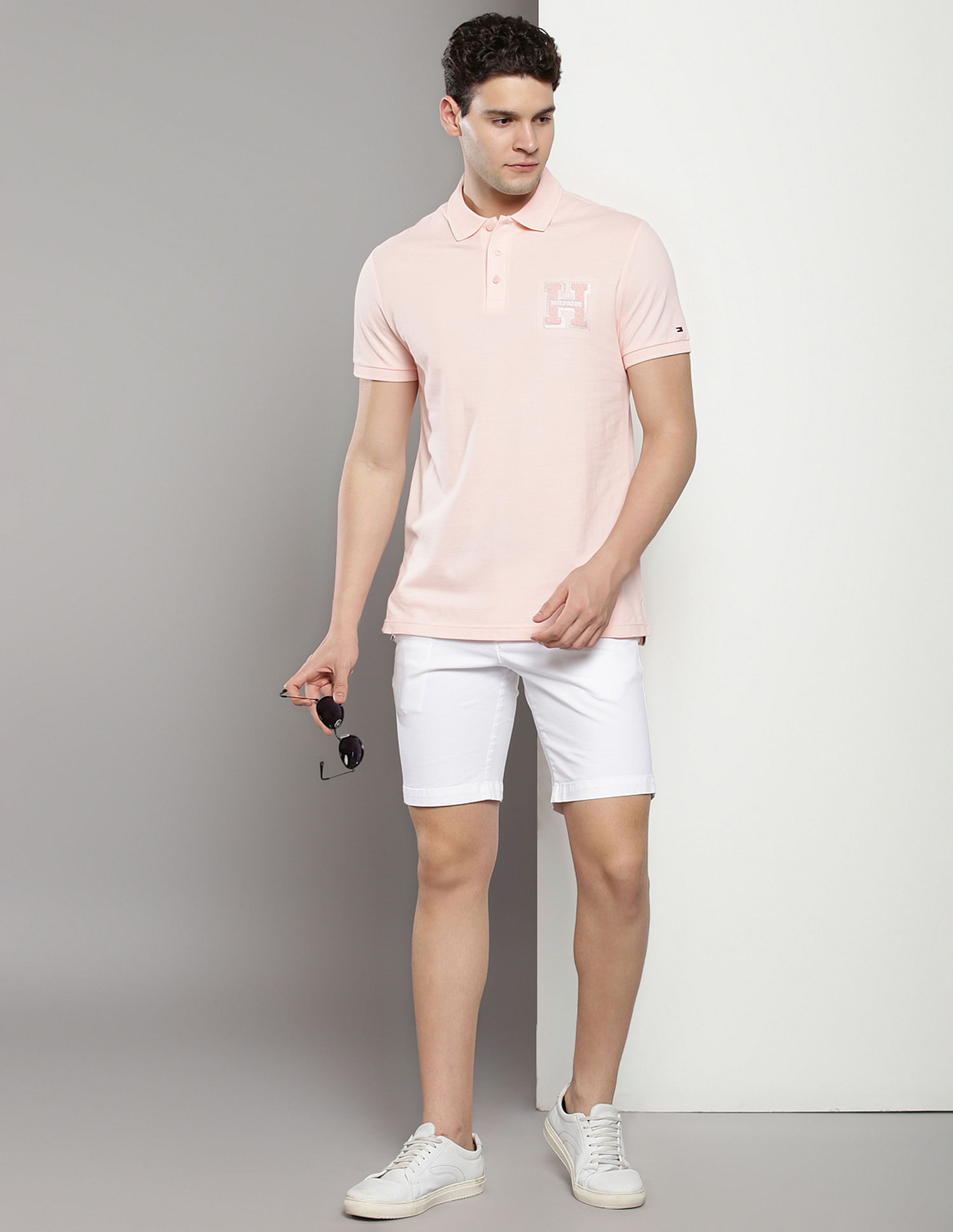 Tommy Hilfiger Sustainable Boucle Solid Polo Shirt