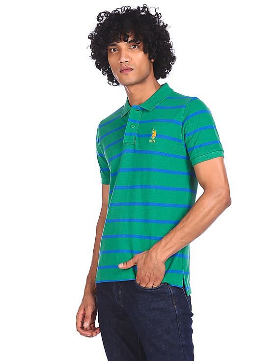 U.S. Polo Assn. Striped Cotton Polo Shirt