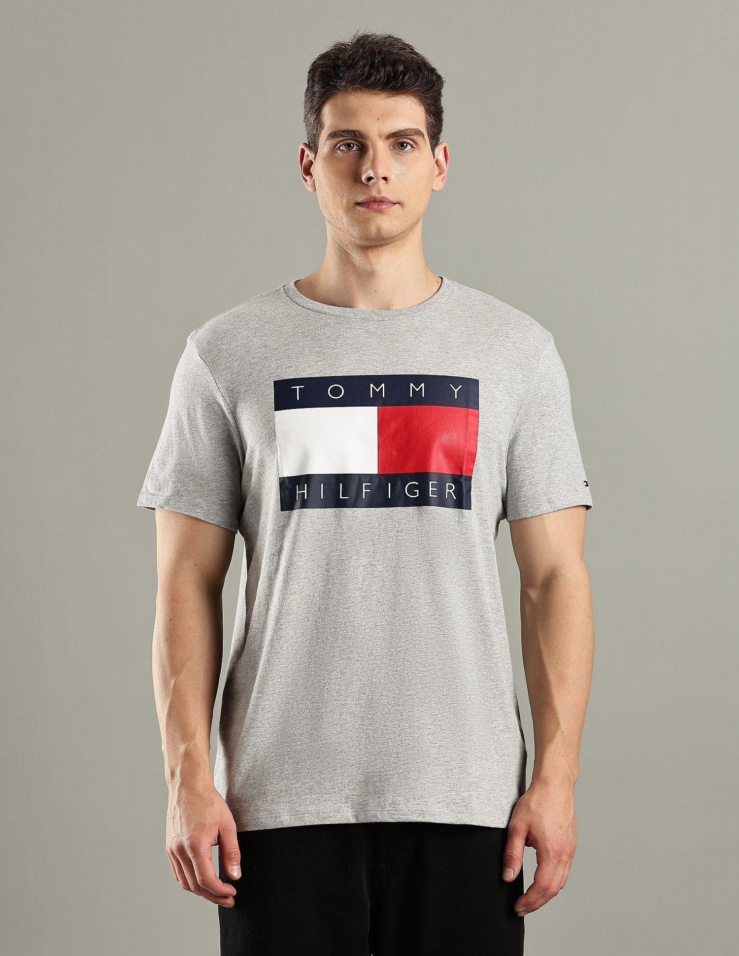 Tommy Hilfiger Logo Regular-Fit Cotton T-Shirt