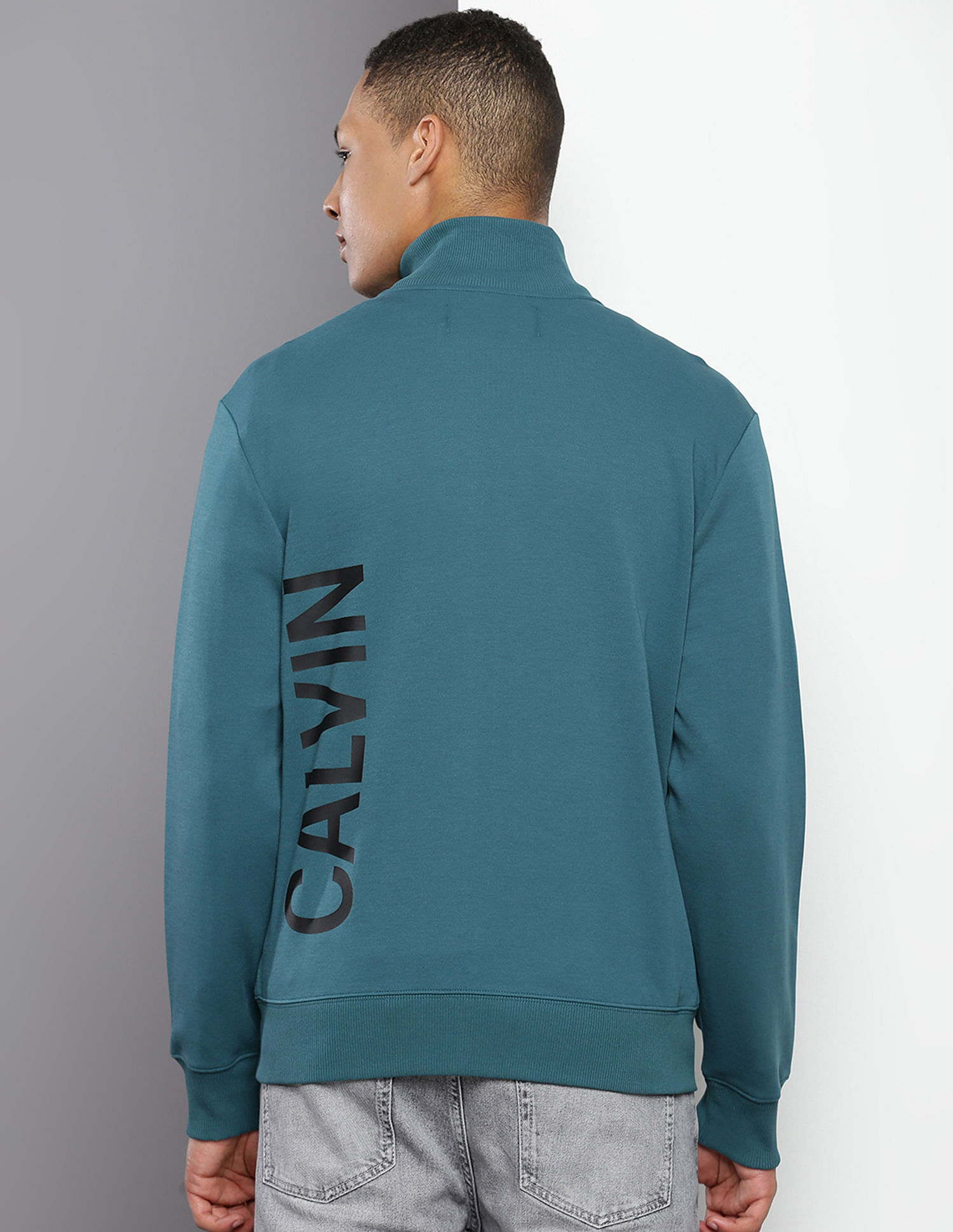 Calvin Klein Zip Up Track Sweatshirt