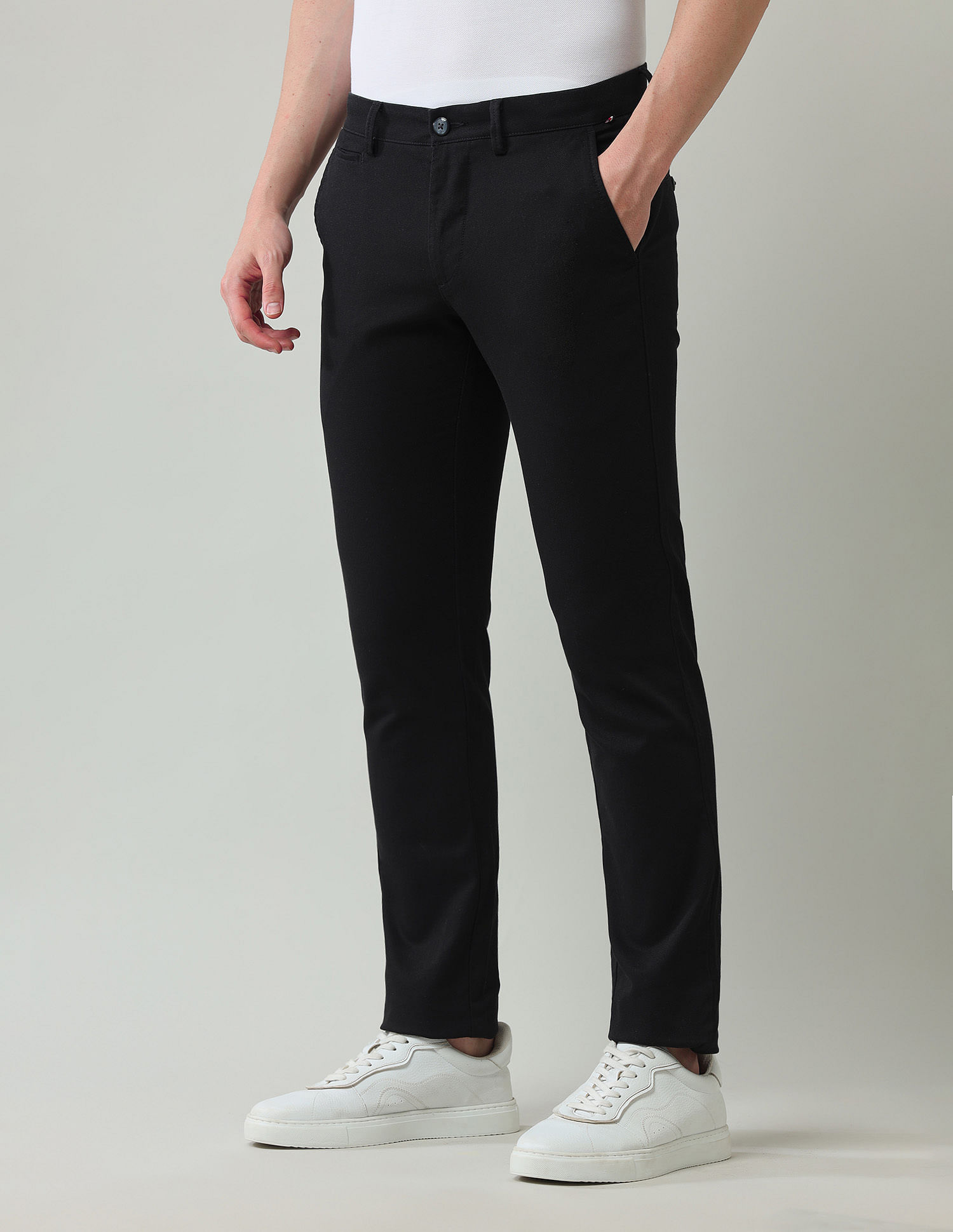 Arrow Sport Mid Rise Dobby Trousers