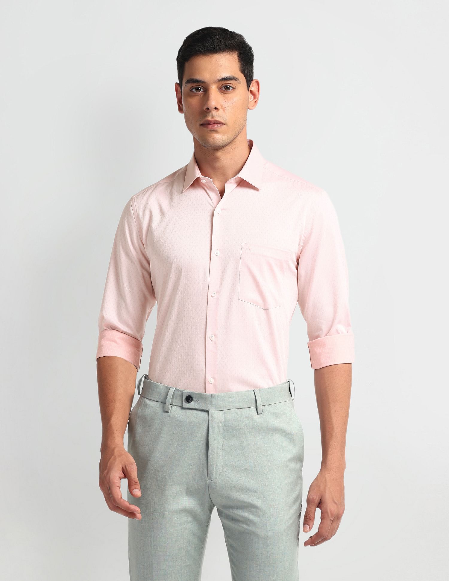 Arrow Herringbone Pure Cotton Shirt