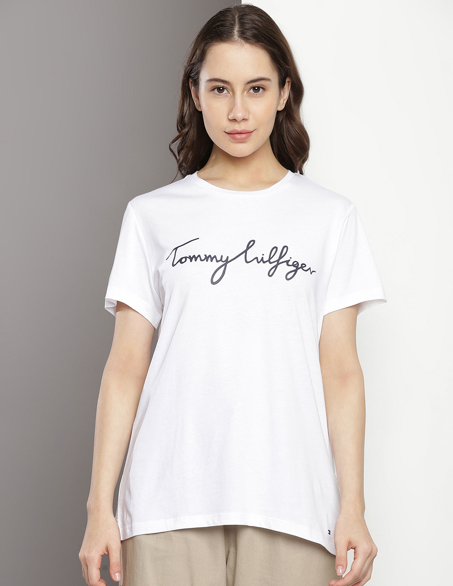 Tommy Hilfiger Cotton Brand Print T-Shirt