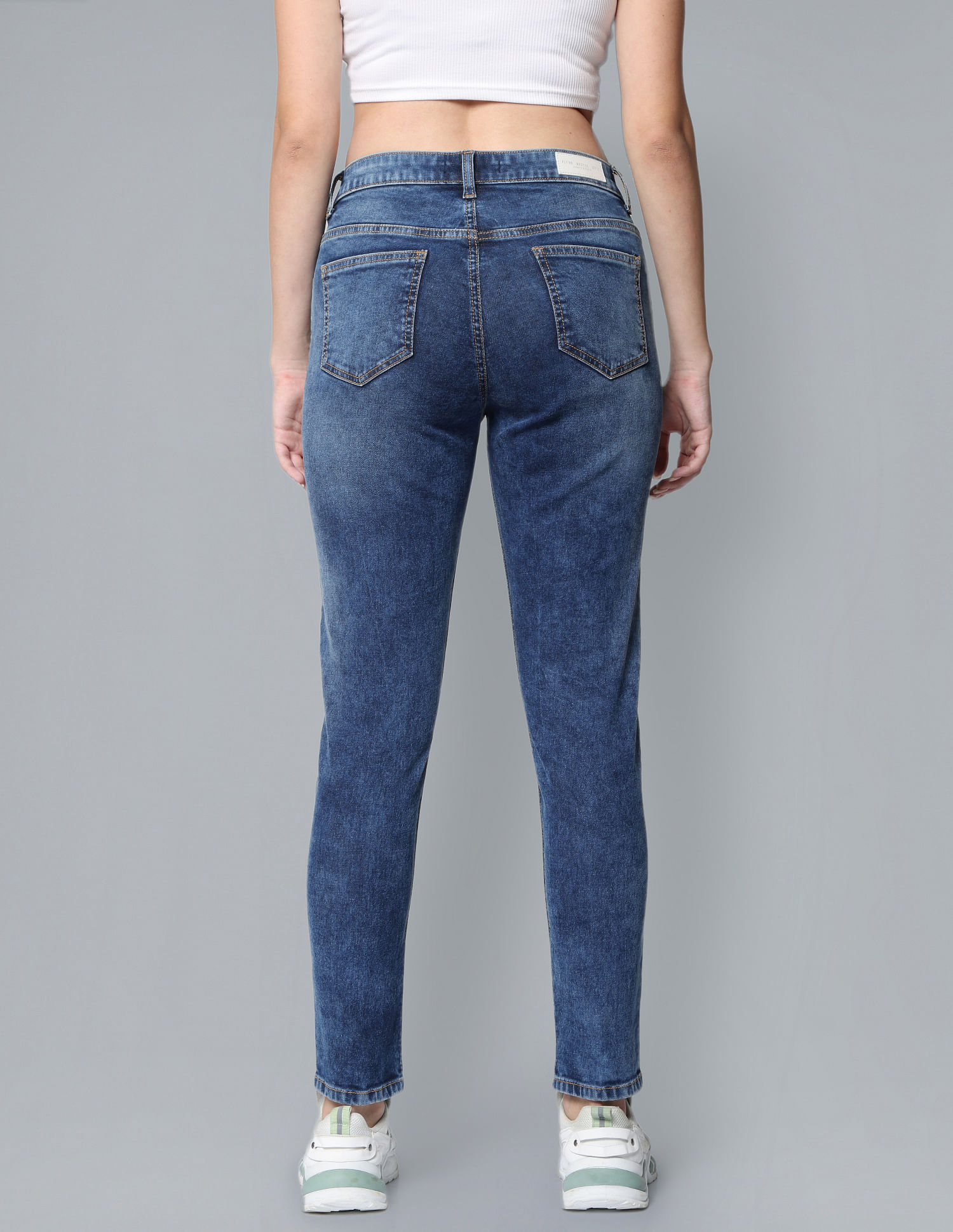 Flying Machine Women Mid Rise Veronica Skinny Fit Jeans