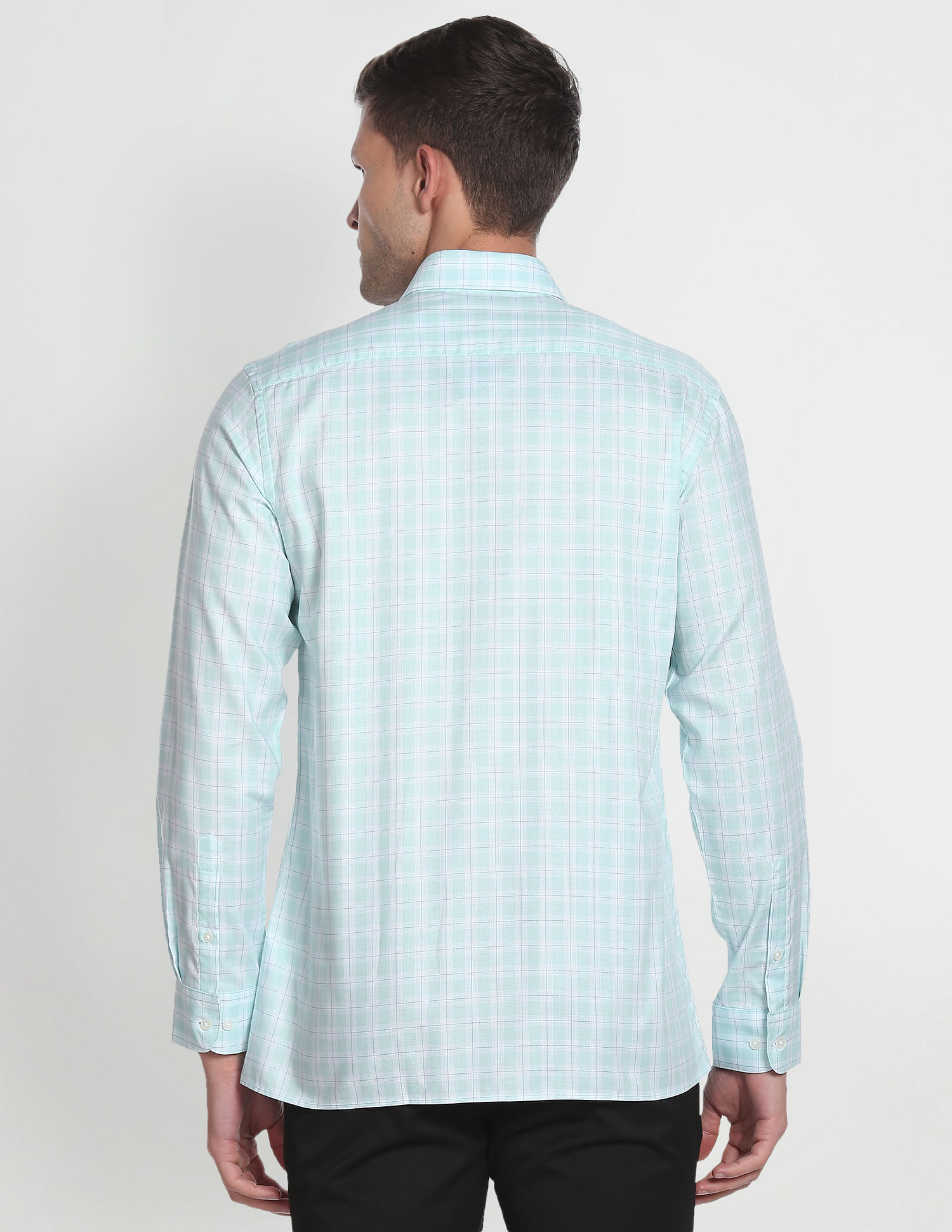 Arrow Auto Press Tartan Check Shirt