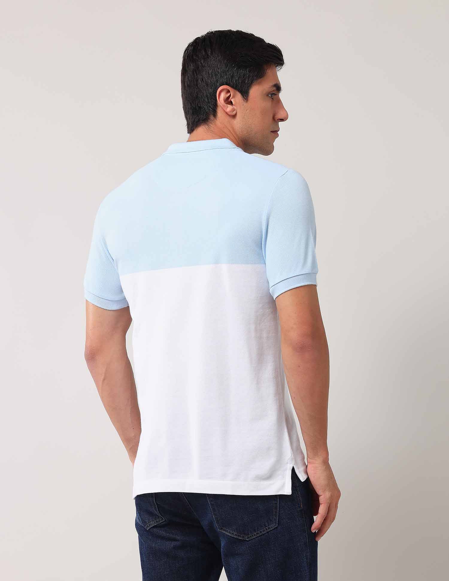 U.S. Polo Assn. All Over Printed Pure Cotton Polo Shirt