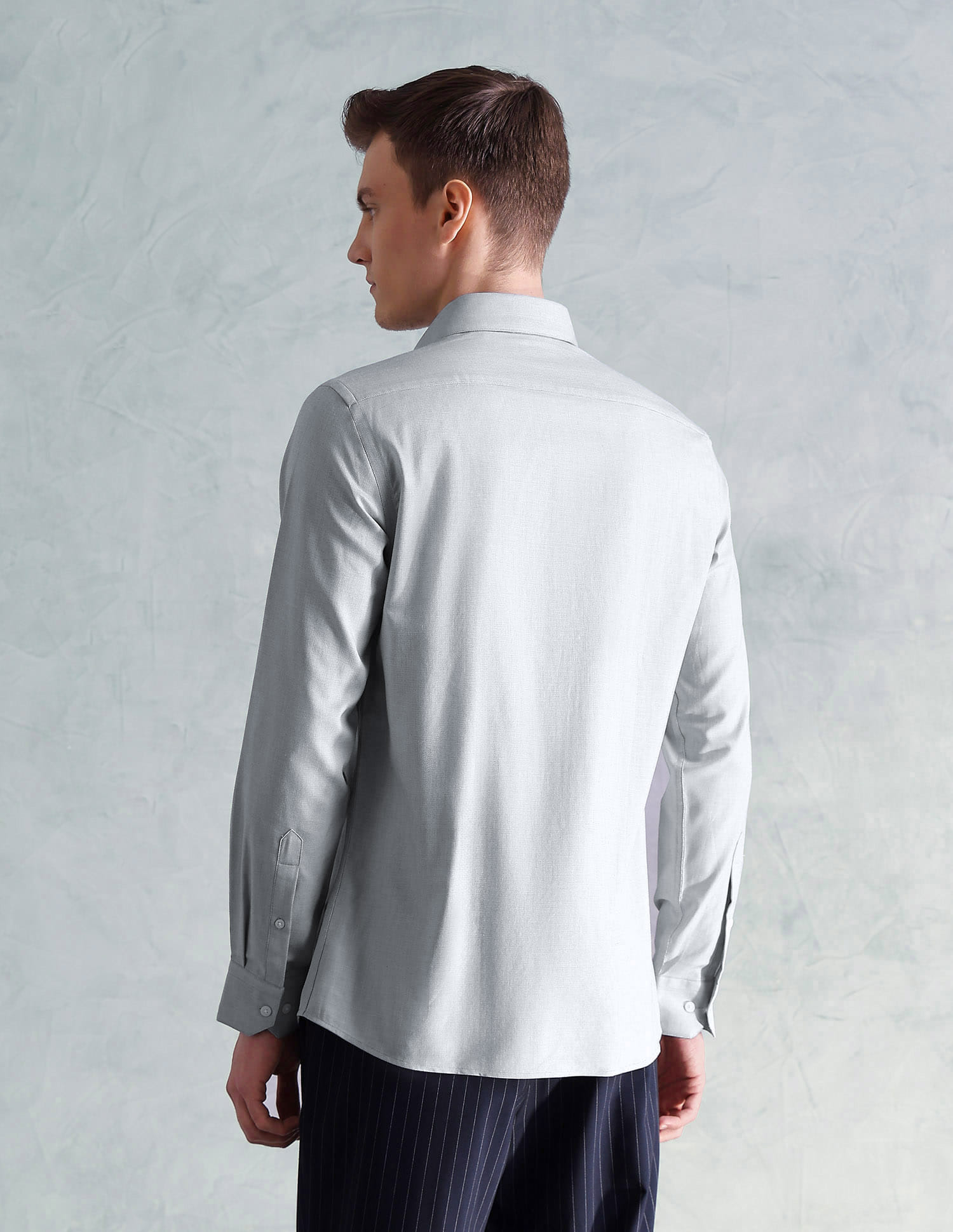 slim fit dress slacks Arrow McLaren Apex Performance Dress Shirt White – Collars & Co main image 0
