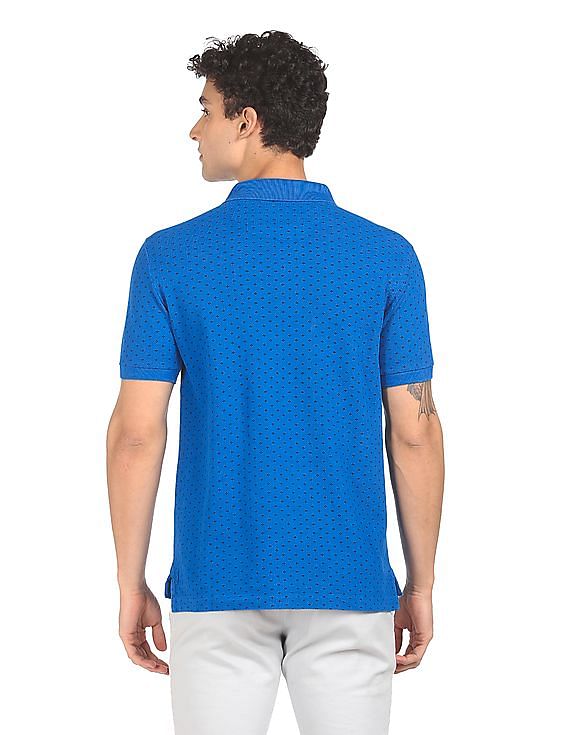 U.S. Polo Assn. All Over Print Cotton Polo Shirt