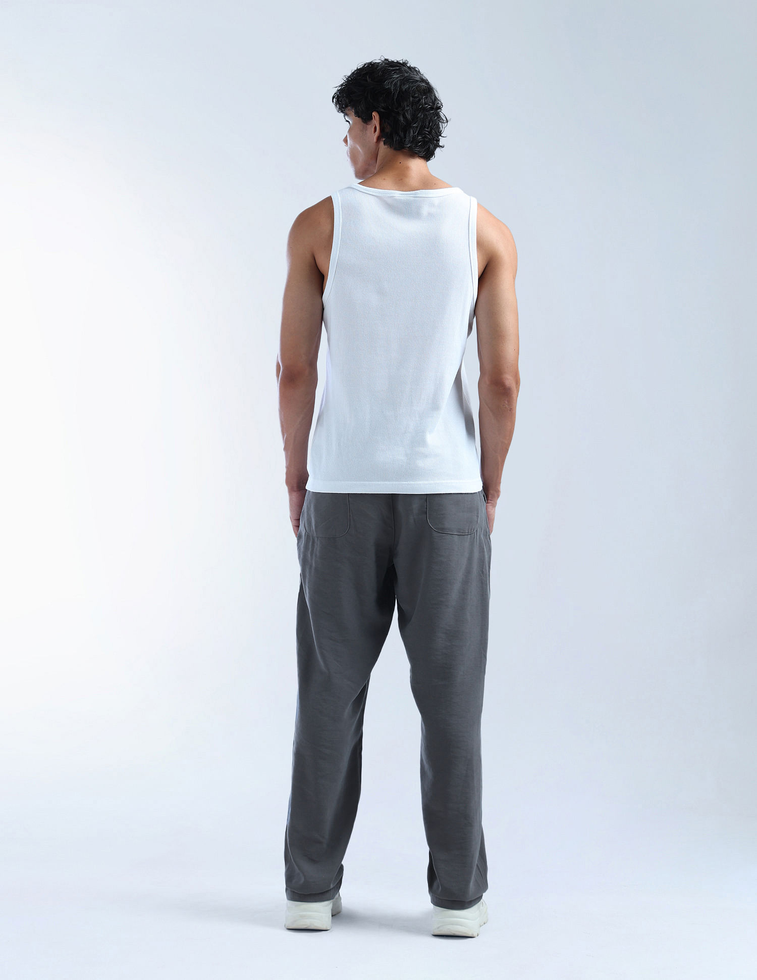 Flying Machine Solid Loose Fit Twill Chinos