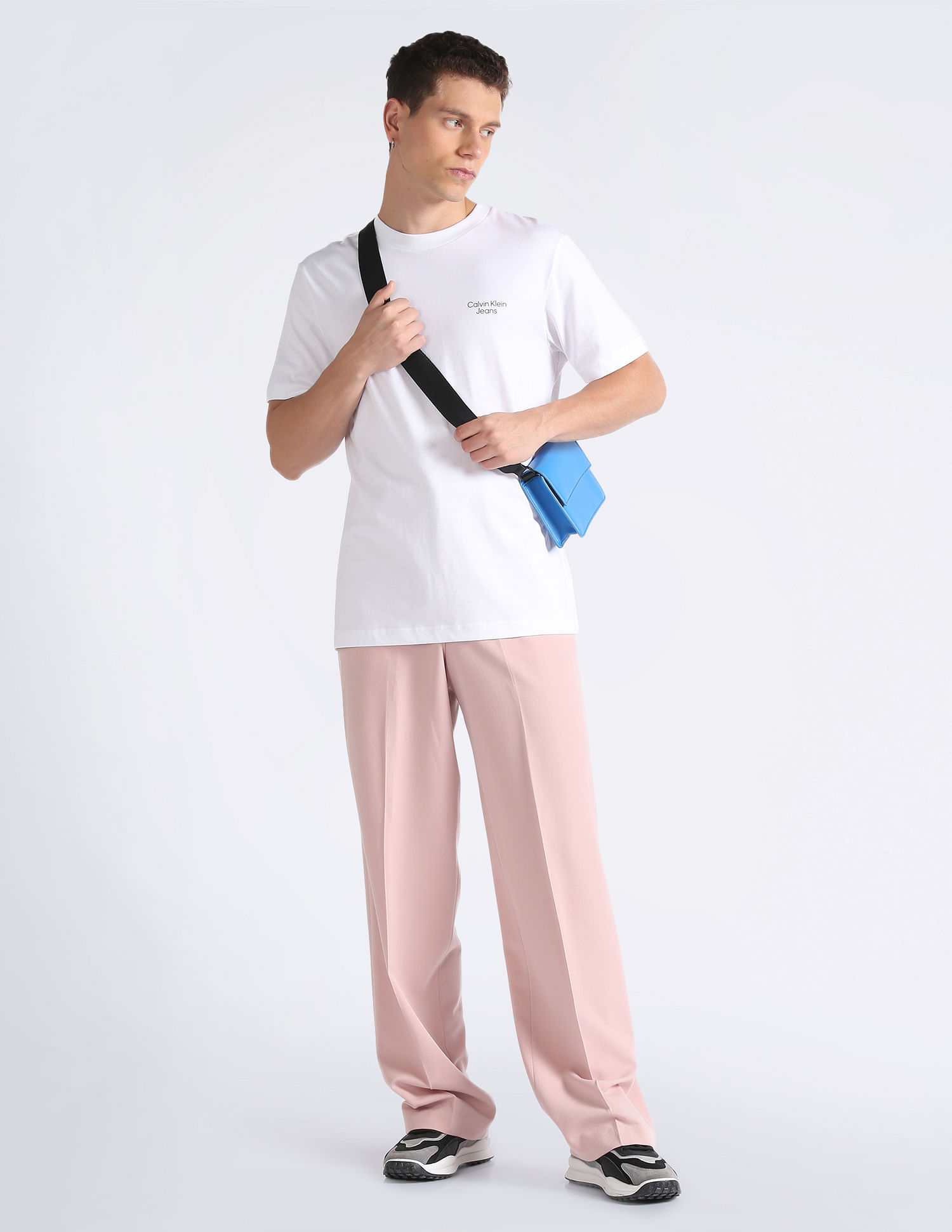 Calvin Klein Organic Cotton Brand Print T-Shirt