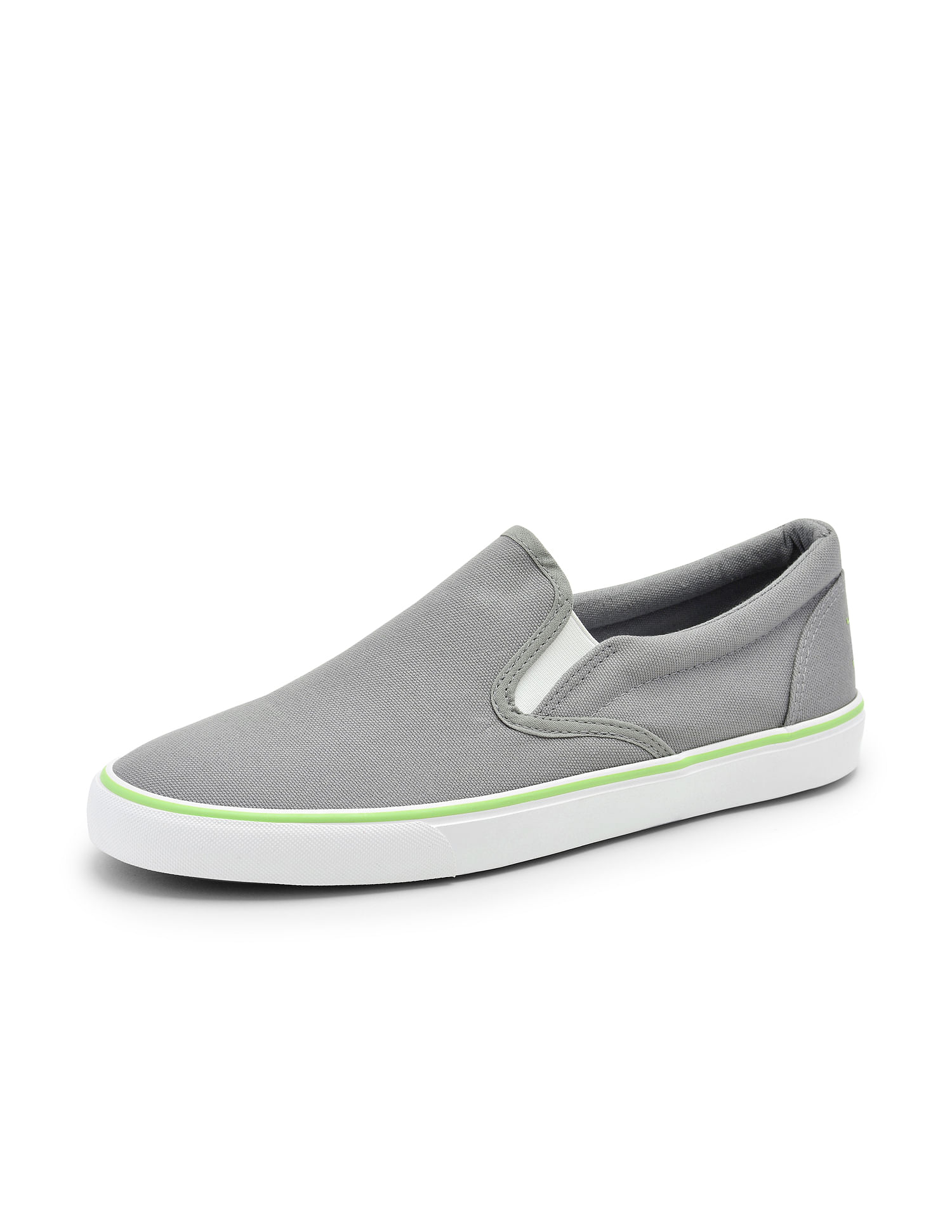 Flying Machine Solid Canvas Cezar 3.0 Slip On Shoes