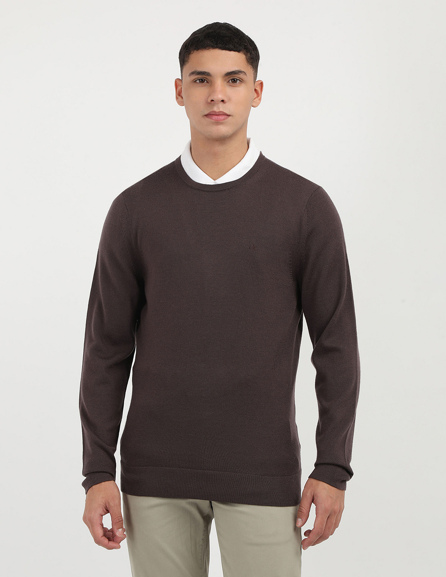 Calvin Klein Merino Crew Neck Sweater