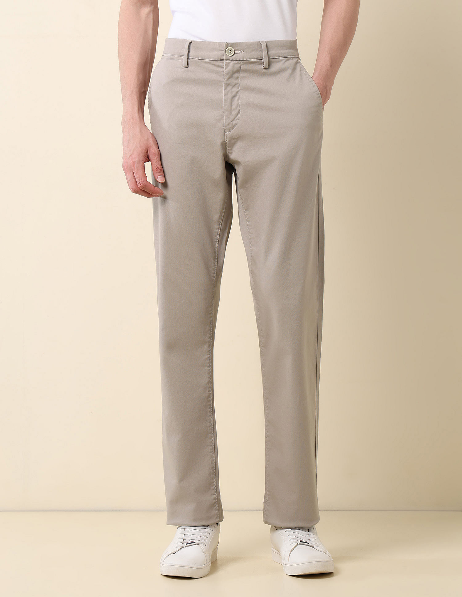 U.S. Polo Assn. Riley Straight Fit Dobby Weave Trousers