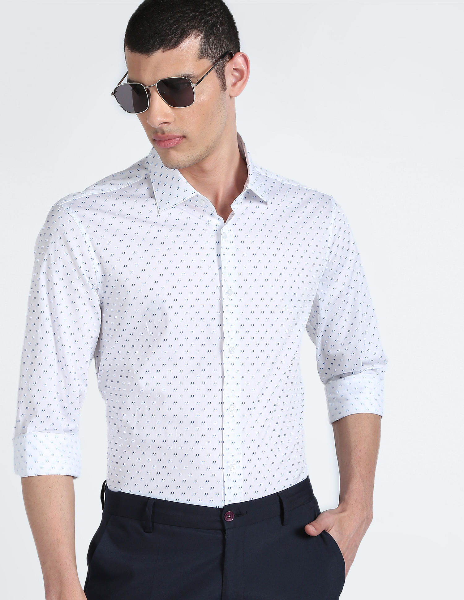 Calvin klein 2024 fitted shirt