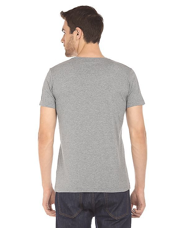 Heathered Crew-Neck T-shirt