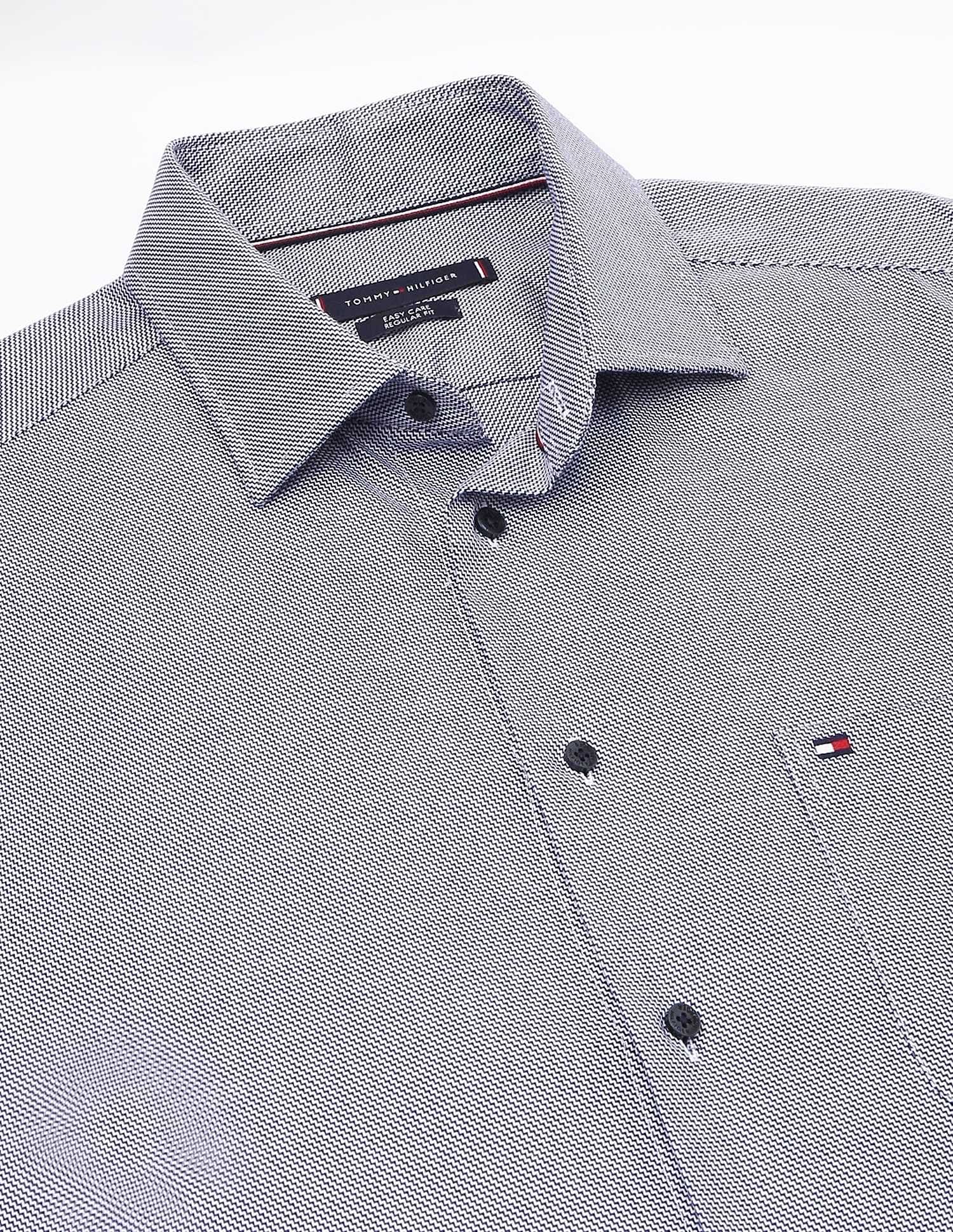 Tommy Hilfiger Printed Regular-Fit Cotton Shirt